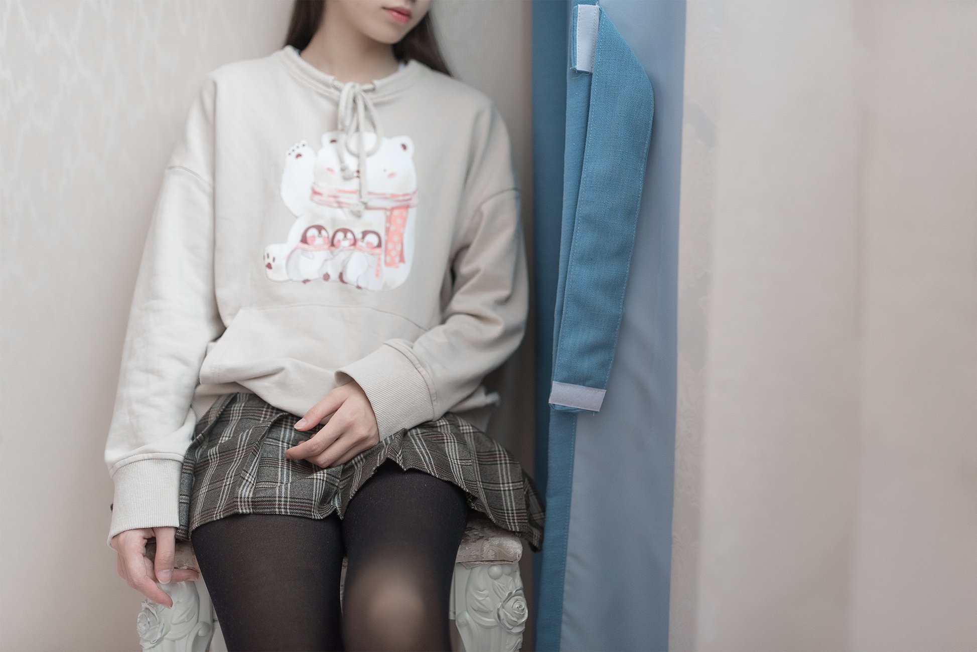 图片[17]-九曲Jean – 窗帘后的黑丝朦胧[46P] – 速更版-美库