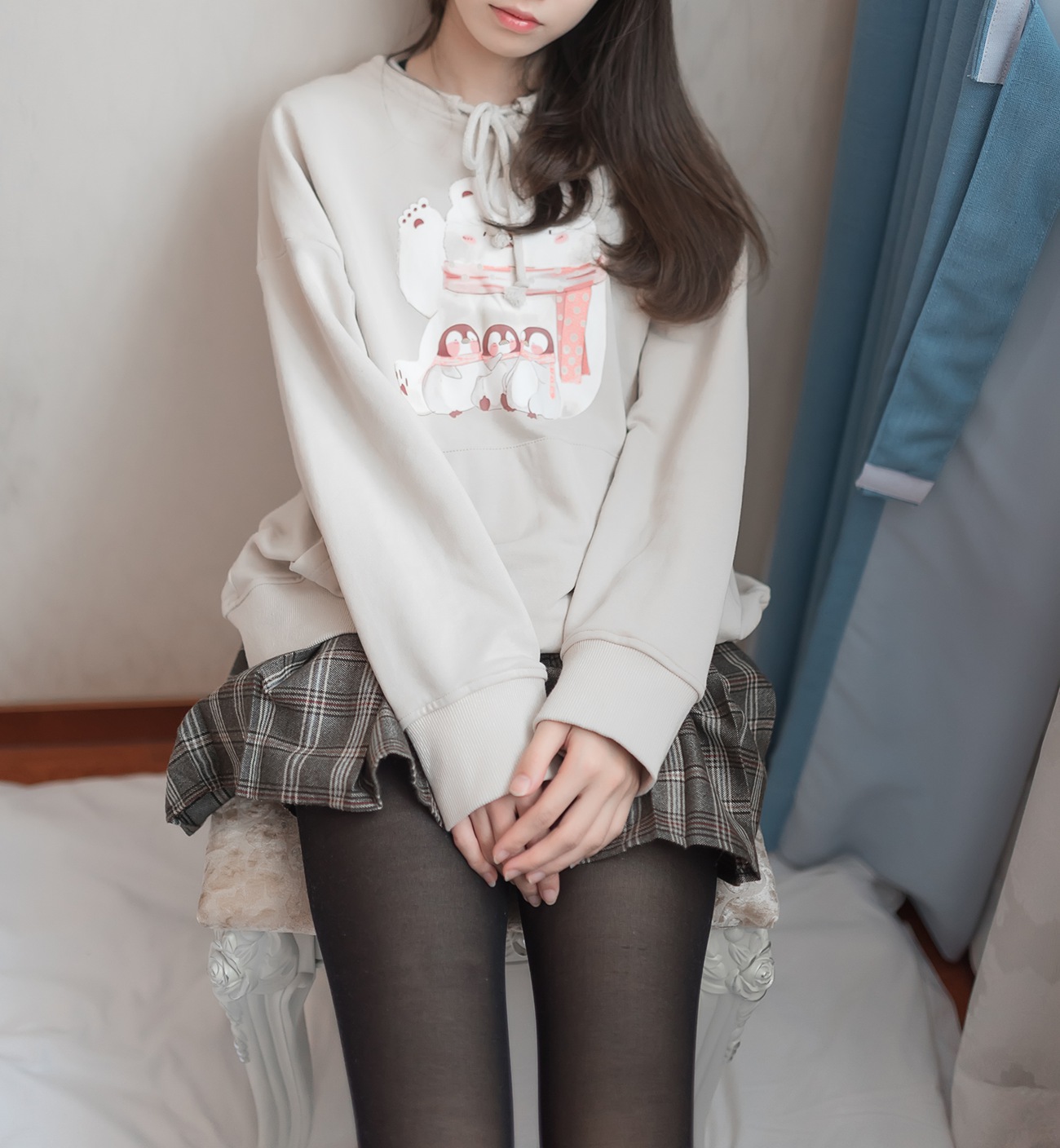 图片[44]-九曲Jean – 窗帘后的黑丝朦胧[46P] – 速更版-美库