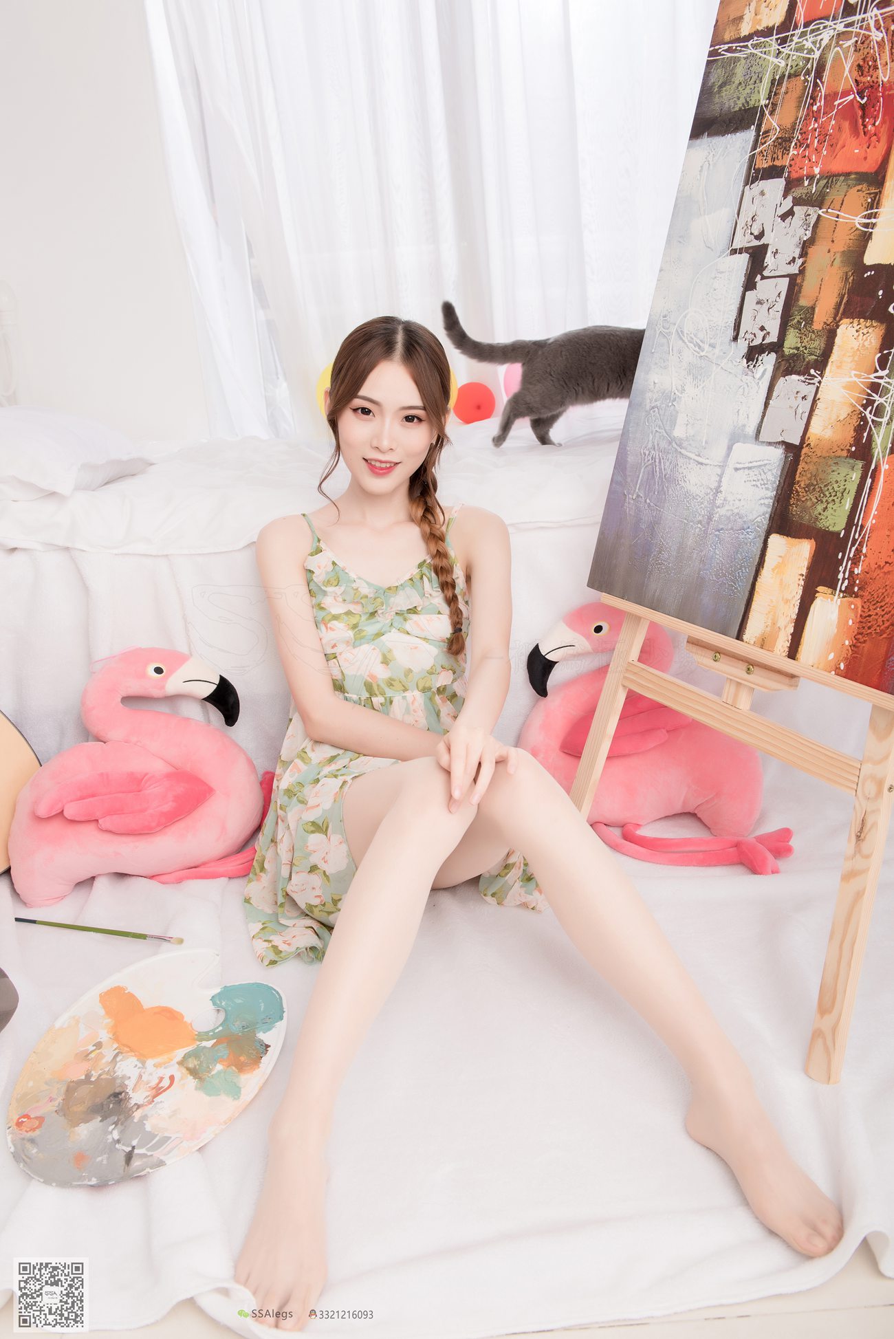 图片[36]-[SSA丝社]超清写真 NO.022 琪琪 化身灵魂画师肉丝美足特写[99P] – 速更版-美库