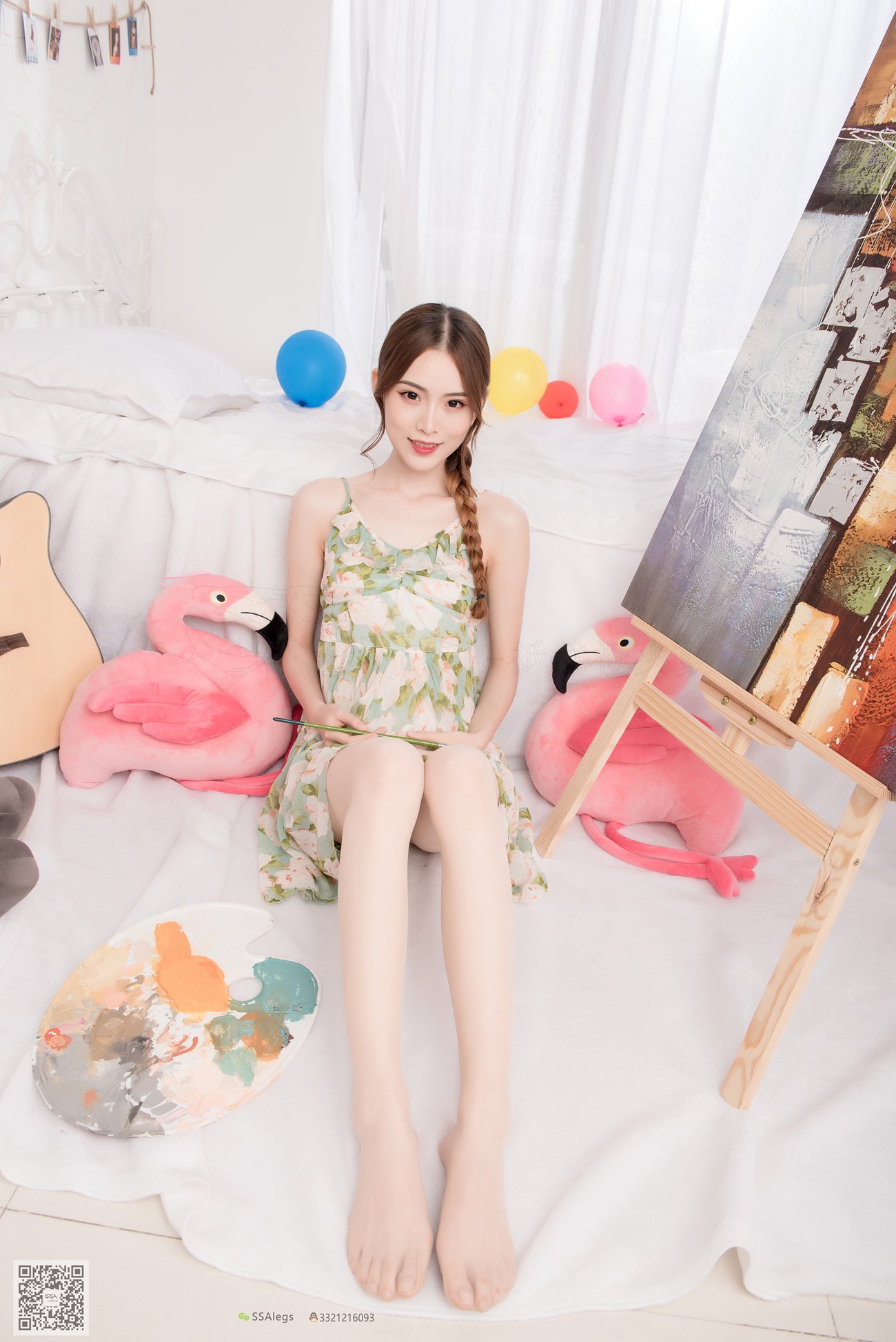 图片[48]-[SSA丝社]超清写真 NO.022 琪琪 化身灵魂画师肉丝美足特写[99P] – 速更版-美库