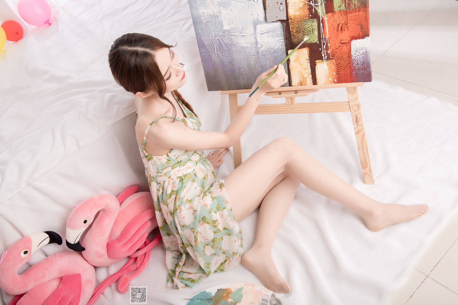 图片[53]-[SSA丝社]超清写真 NO.022 琪琪 化身灵魂画师肉丝美足特写[99P] – 速更版-美库