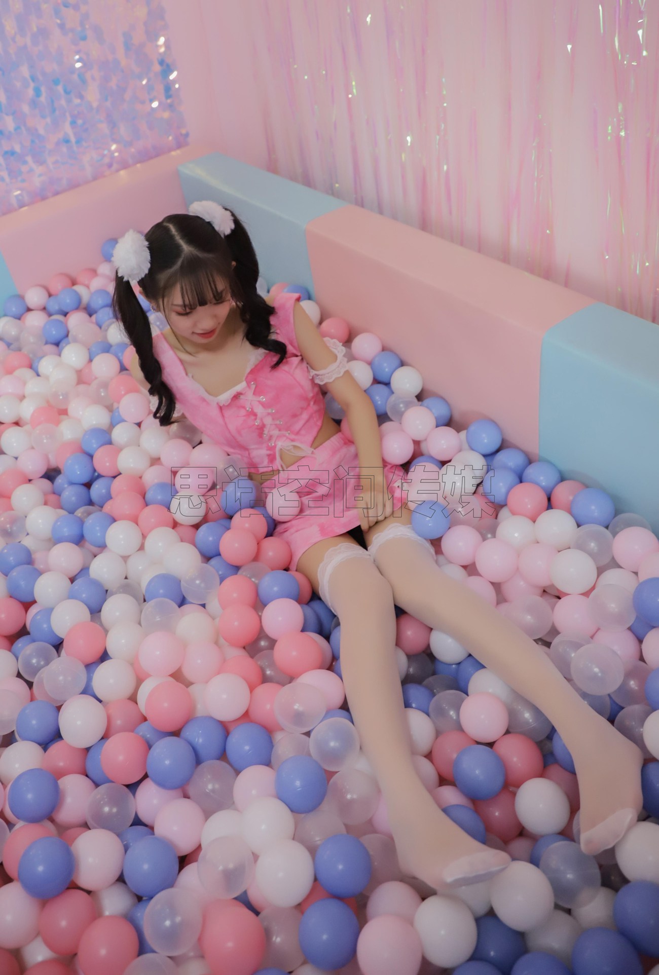 图片[19]-[SiHua思话]SJ018 珊珊 双马尾白丝小可爱[43P] – 速更版-美库