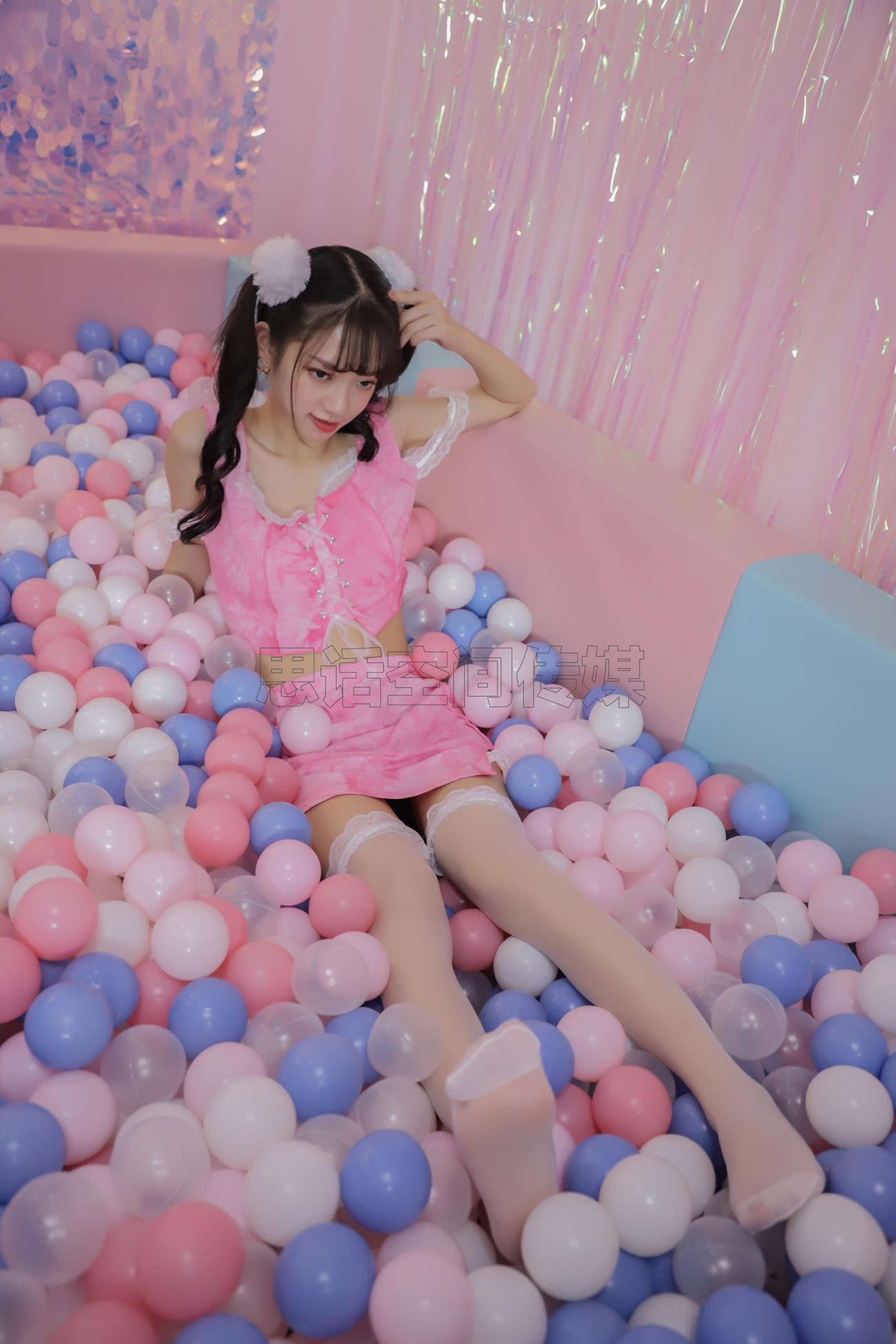 图片[20]-[SiHua思话]SJ018 珊珊 双马尾白丝小可爱[43P] – 速更版-美库