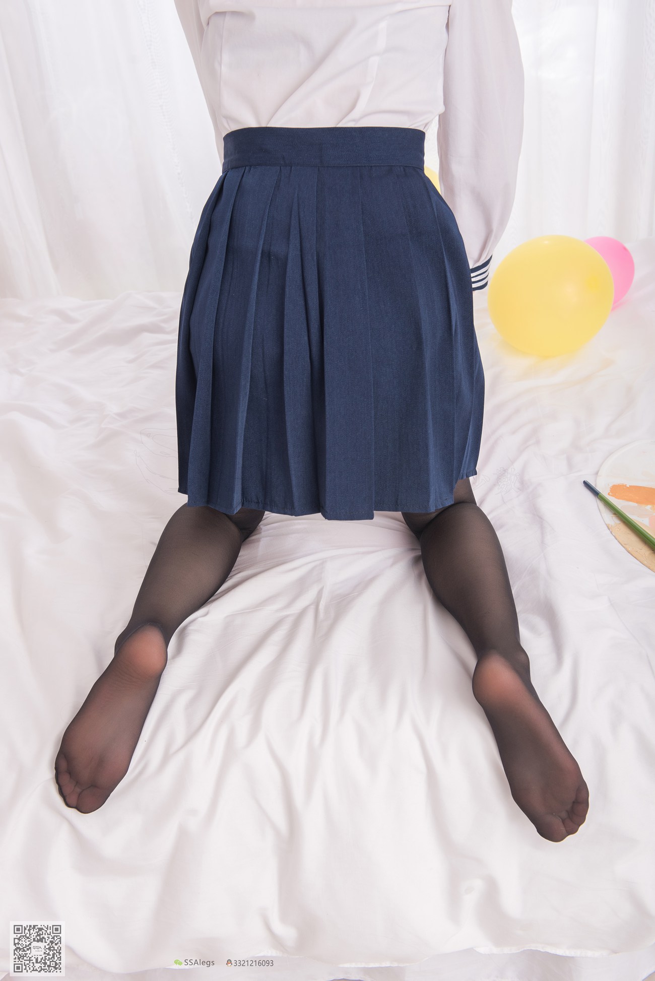 图片[40]-[SSA丝社]超清写真 NO.023 琪琪 笑容治愈女神琪琪的黑色开档丝袜[99P] – 速更版-美库