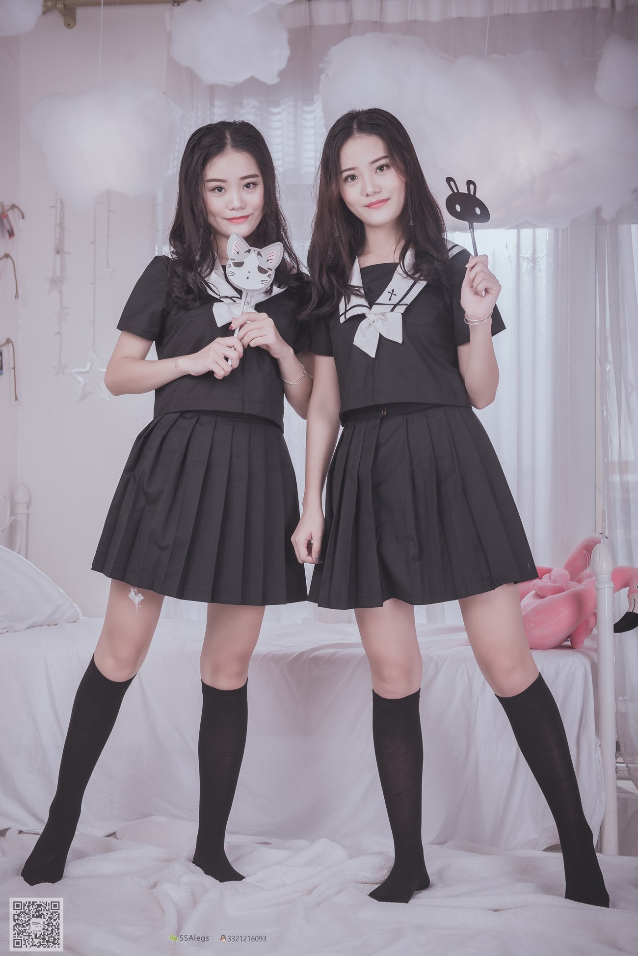 图片[14]-[SSA丝社]超清写真 NO.028 青青姐妹 姐妹花的JK情[85P] – 速更版-美库