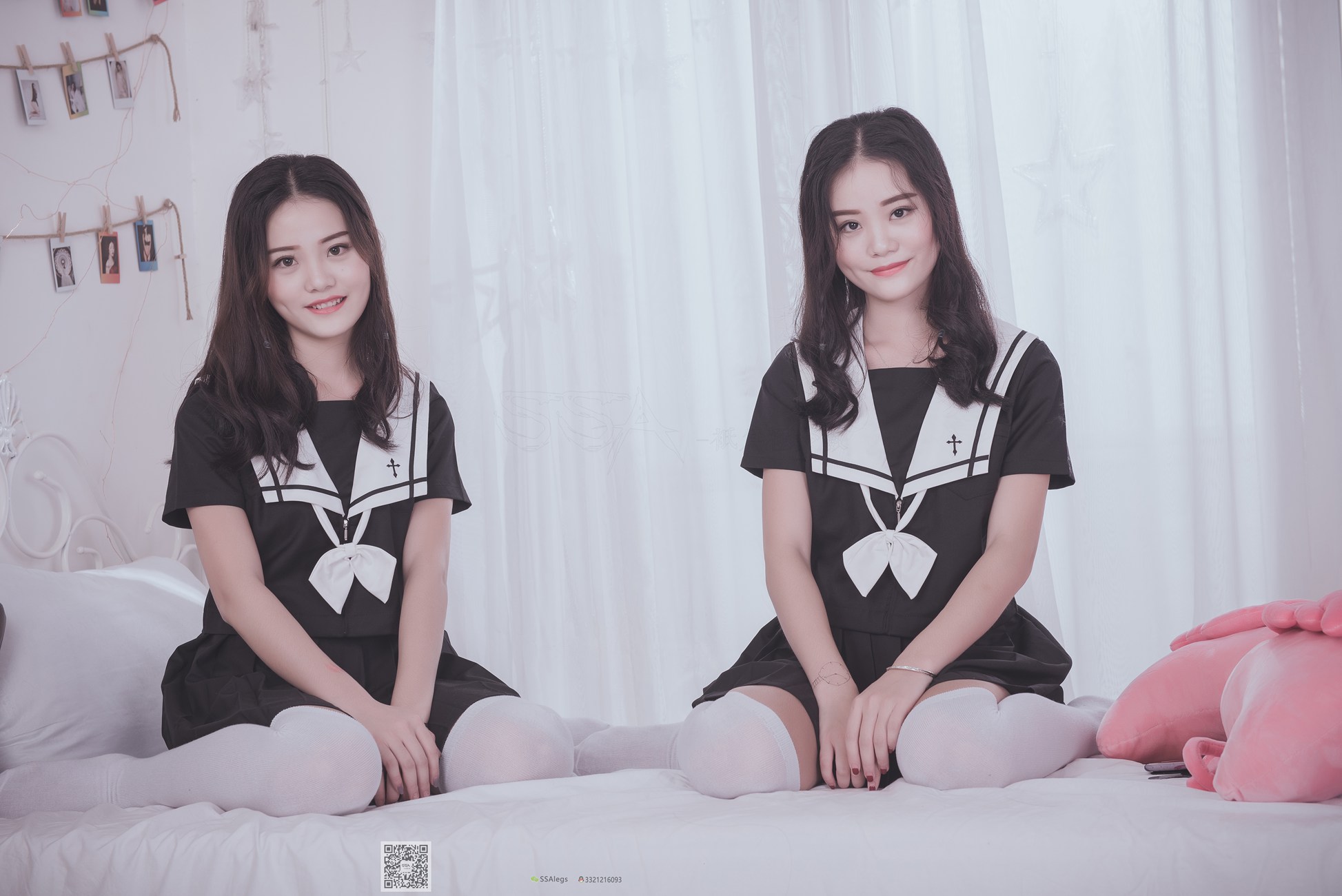 图片[33]-[SSA丝社]超清写真 NO.028 青青姐妹 姐妹花的JK情[85P] – 速更版-美库