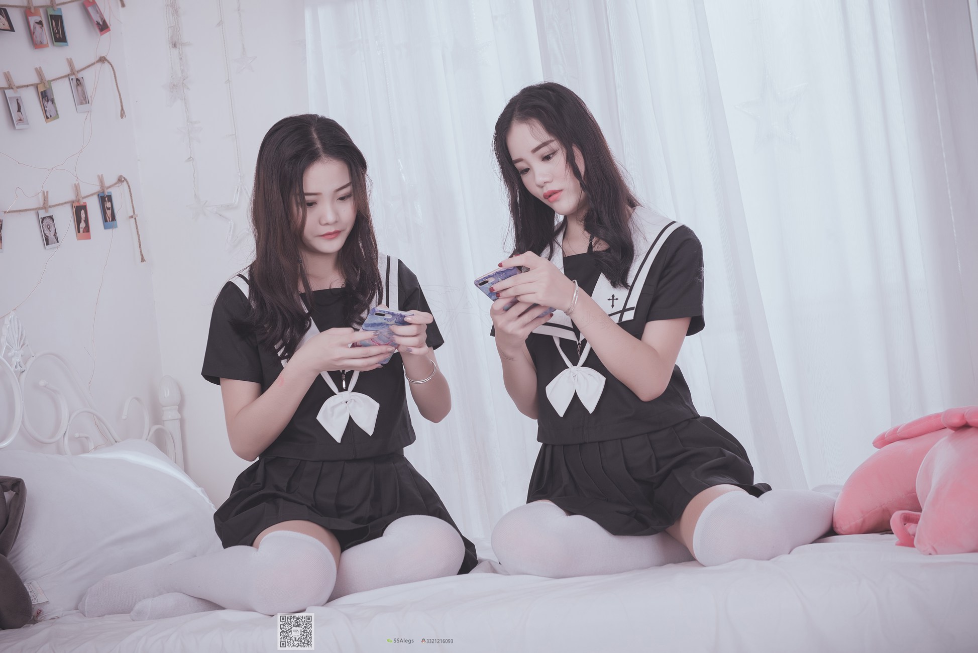 图片[34]-[SSA丝社]超清写真 NO.028 青青姐妹 姐妹花的JK情[85P] – 速更版-美库