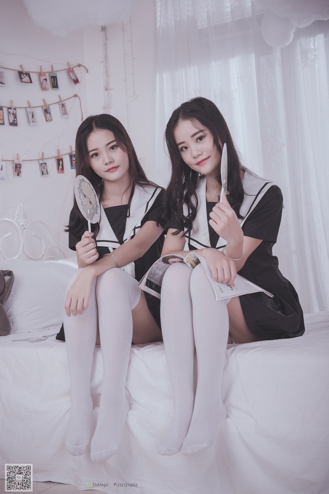 图片[43]-[SSA丝社]超清写真 NO.028 青青姐妹 姐妹花的JK情[85P] – 速更版-美库