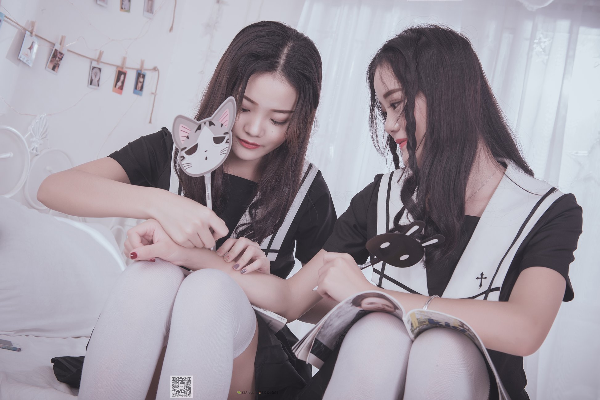 图片[45]-[SSA丝社]超清写真 NO.028 青青姐妹 姐妹花的JK情[85P] – 速更版-美库