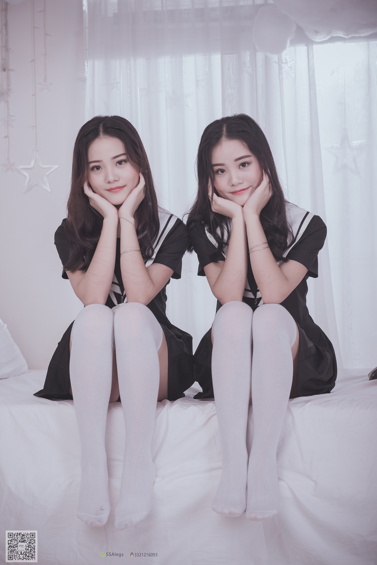 图片[56]-[SSA丝社]超清写真 NO.028 青青姐妹 姐妹花的JK情[85P] – 速更版-美库