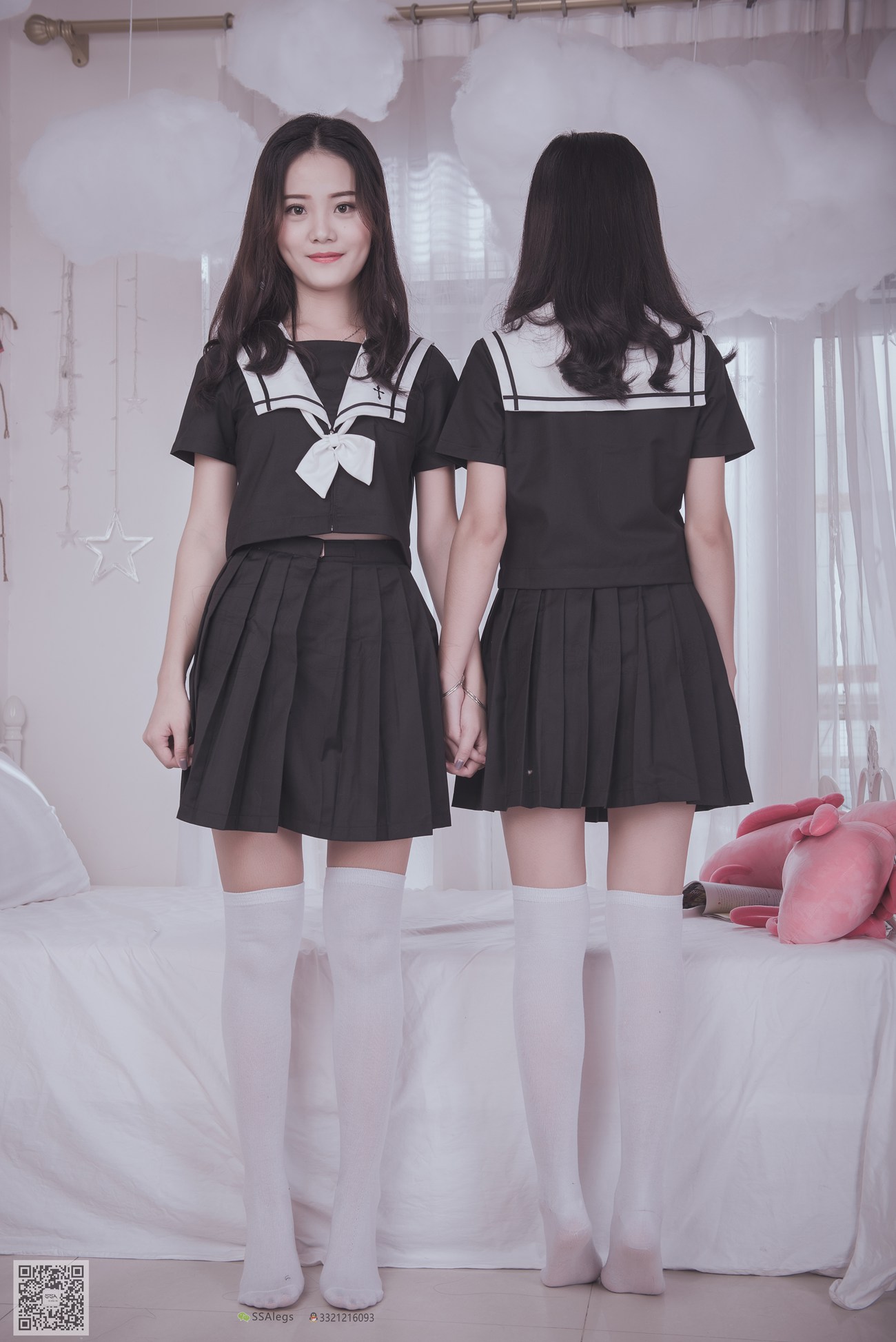 图片[60]-[SSA丝社]超清写真 NO.028 青青姐妹 姐妹花的JK情[85P] – 速更版-美库