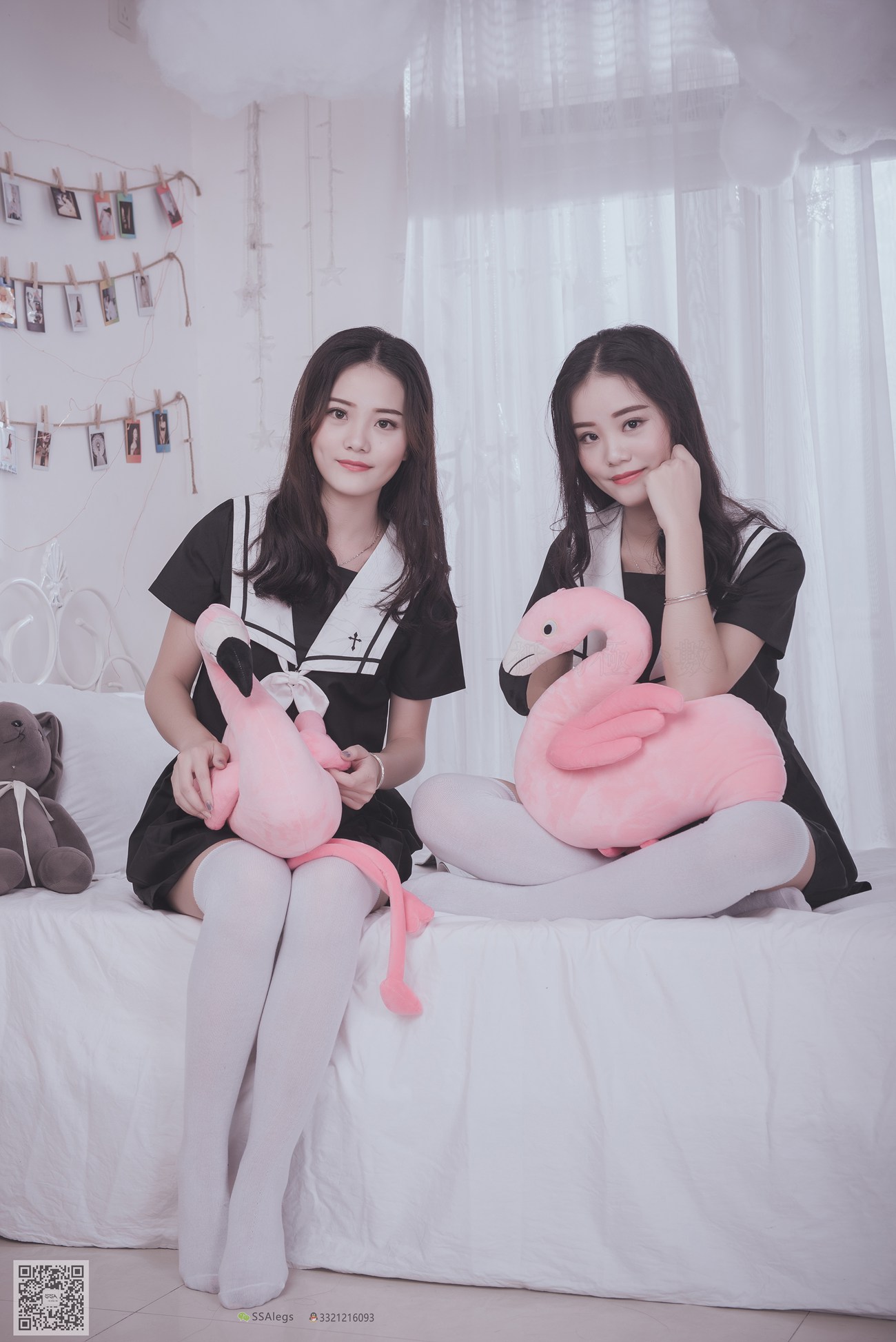 图片[70]-[SSA丝社]超清写真 NO.028 青青姐妹 姐妹花的JK情[85P] – 速更版-美库