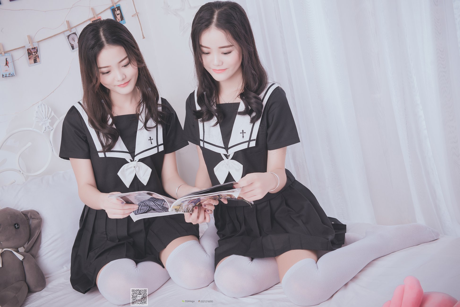 图片[74]-[SSA丝社]超清写真 NO.028 青青姐妹 姐妹花的JK情[85P] – 速更版-美库