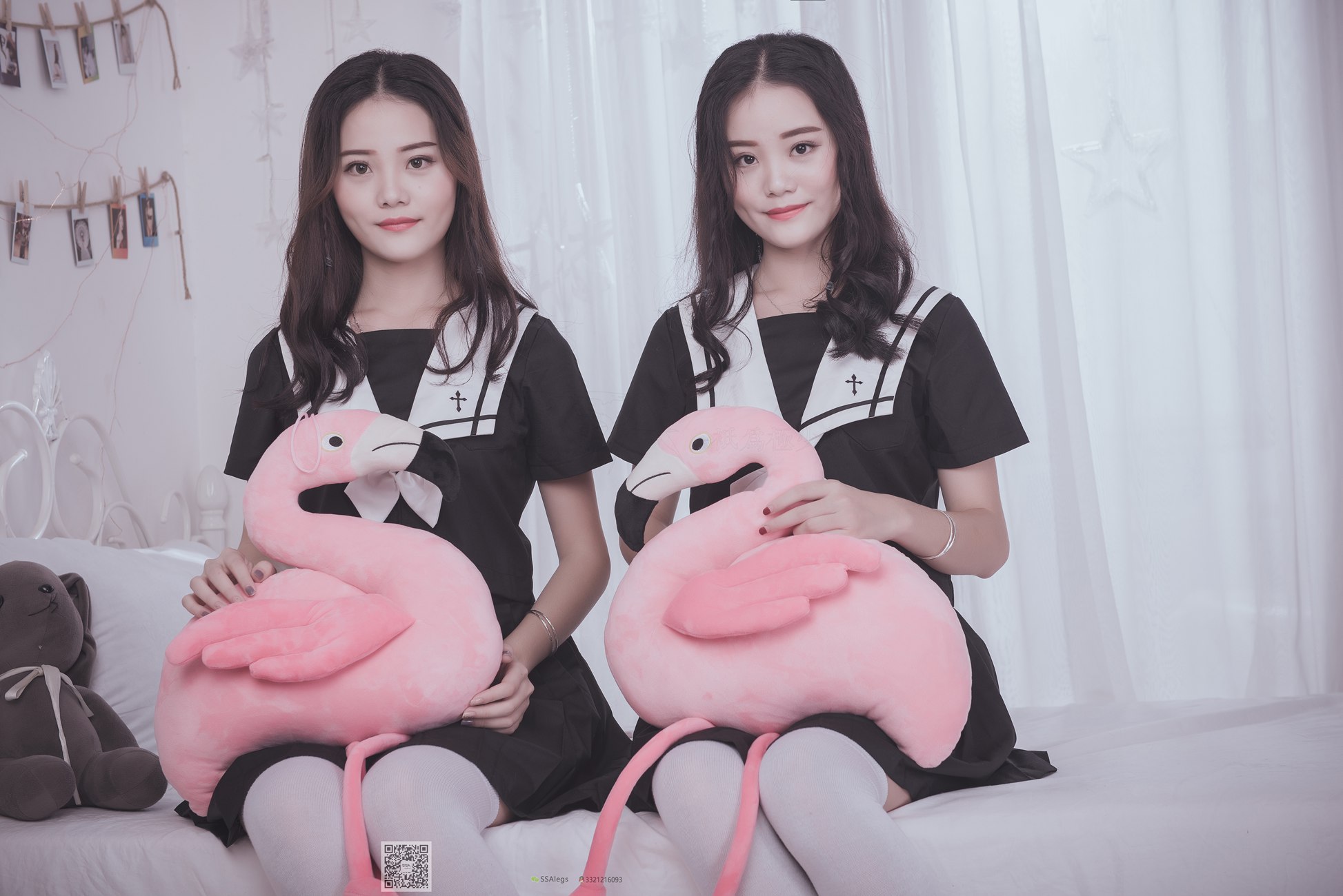 图片[75]-[SSA丝社]超清写真 NO.028 青青姐妹 姐妹花的JK情[85P] – 速更版-美库