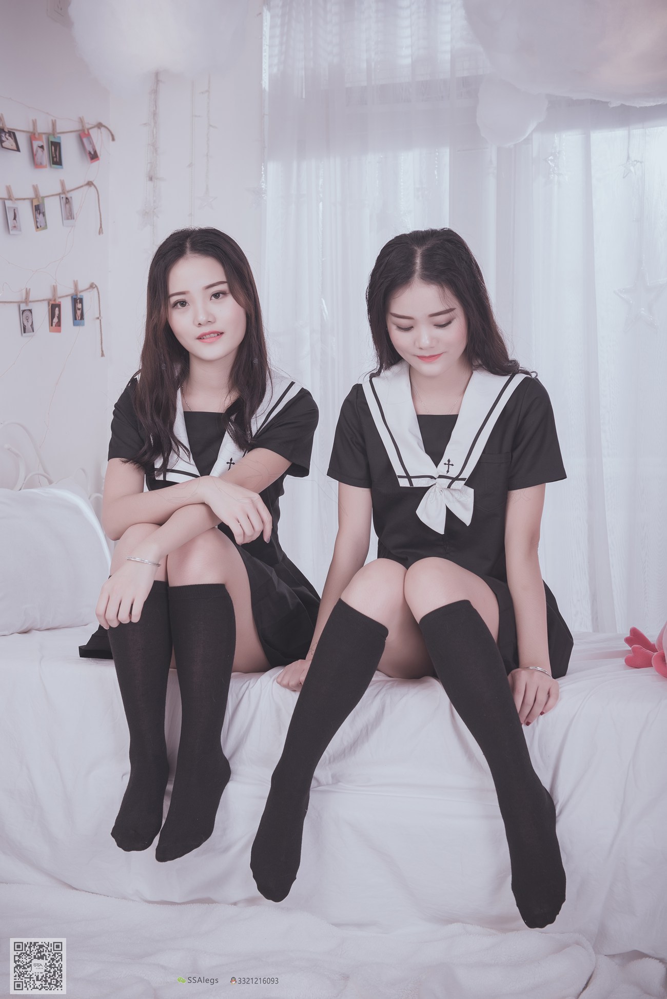 图片[79]-[SSA丝社]超清写真 NO.028 青青姐妹 姐妹花的JK情[85P] – 速更版-美库