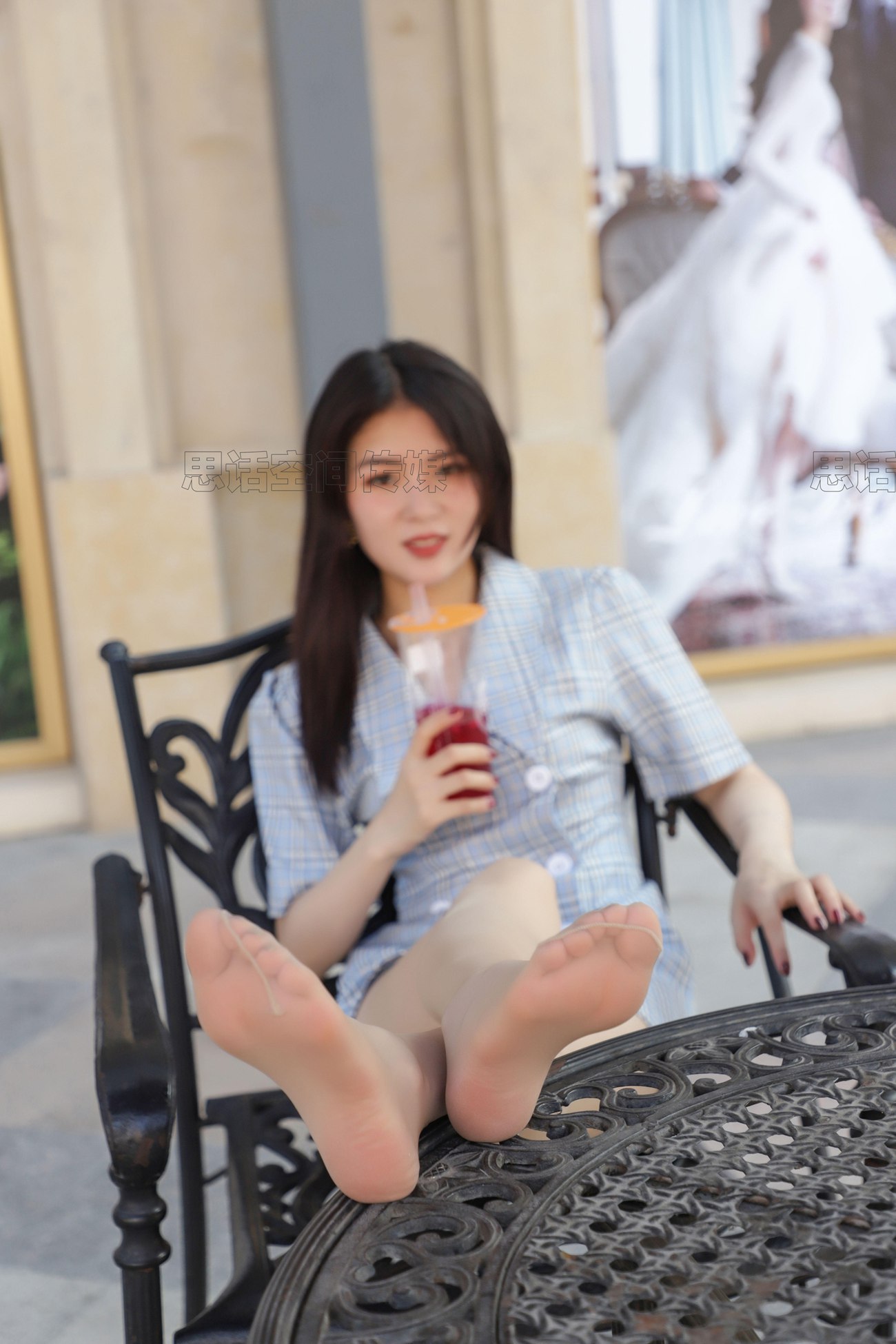 图片[22]-[SiHua思话]SJ022 筱蝶 楼梯道的学院女神[46P] – 速更版-美库