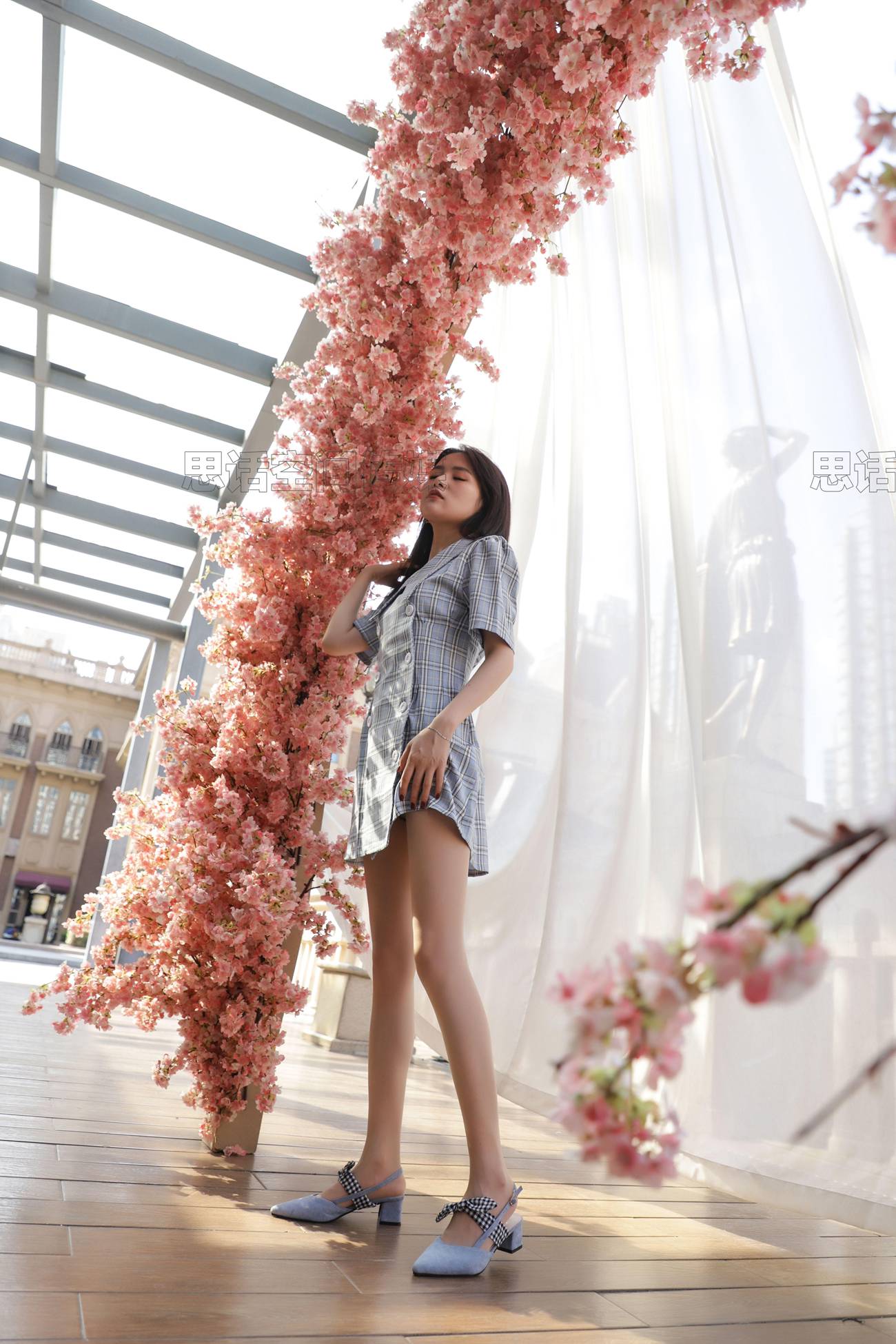 图片[33]-[SiHua思话]SJ022 筱蝶 楼梯道的学院女神[46P] – 速更版-美库