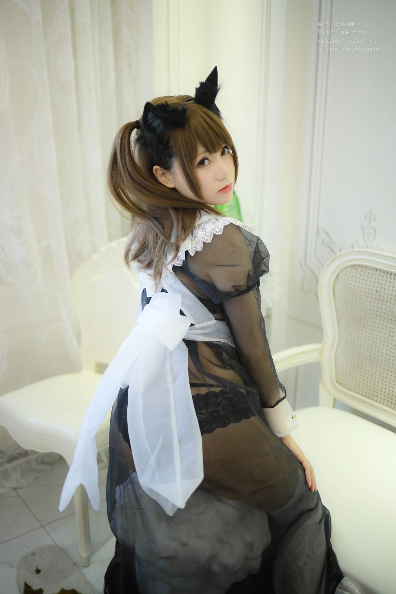 图片[25]-Nyako喵子 – 透明女仆[50P] – 速更版-美库