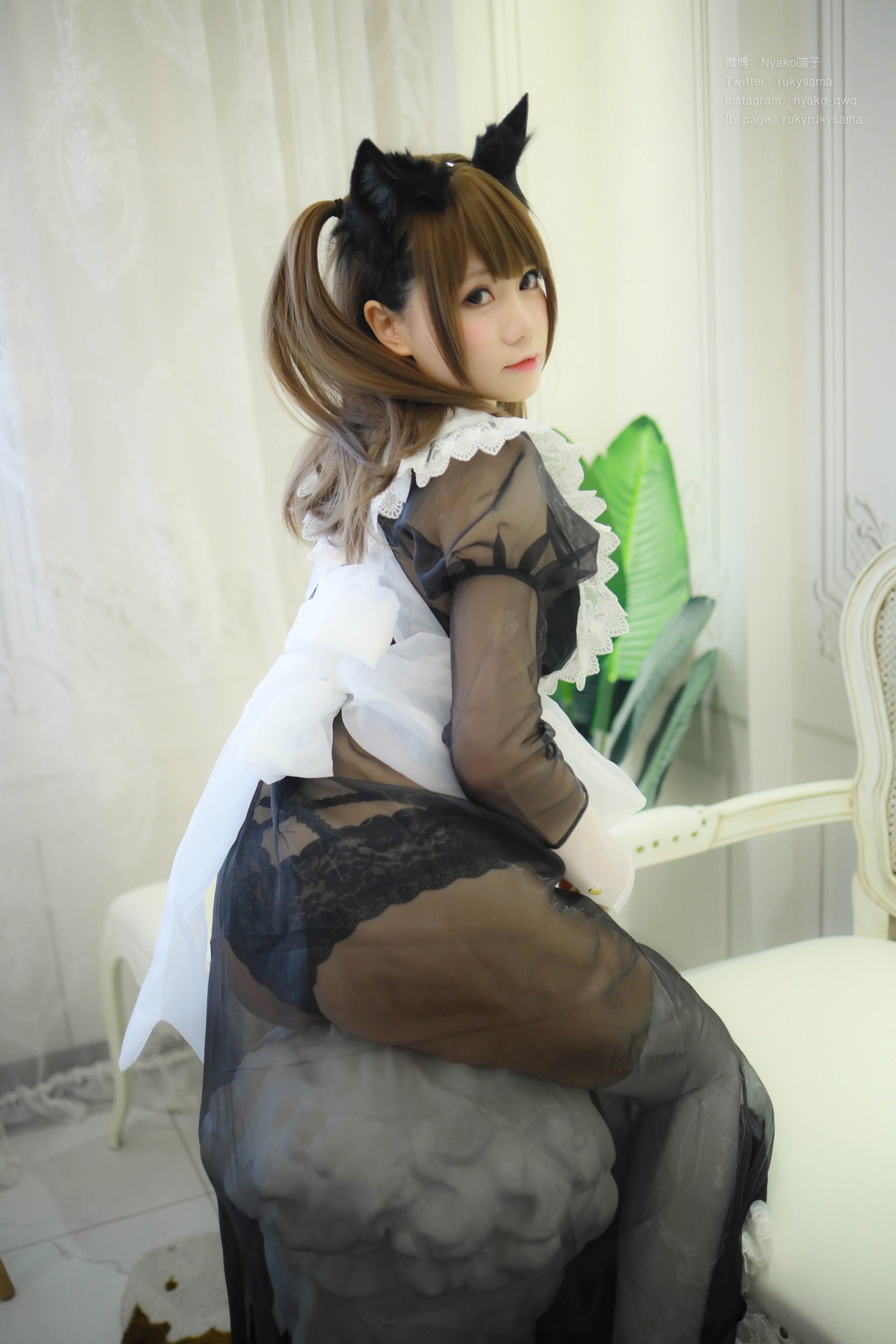 图片[26]-Nyako喵子 – 透明女仆[50P] – 速更版-美库
