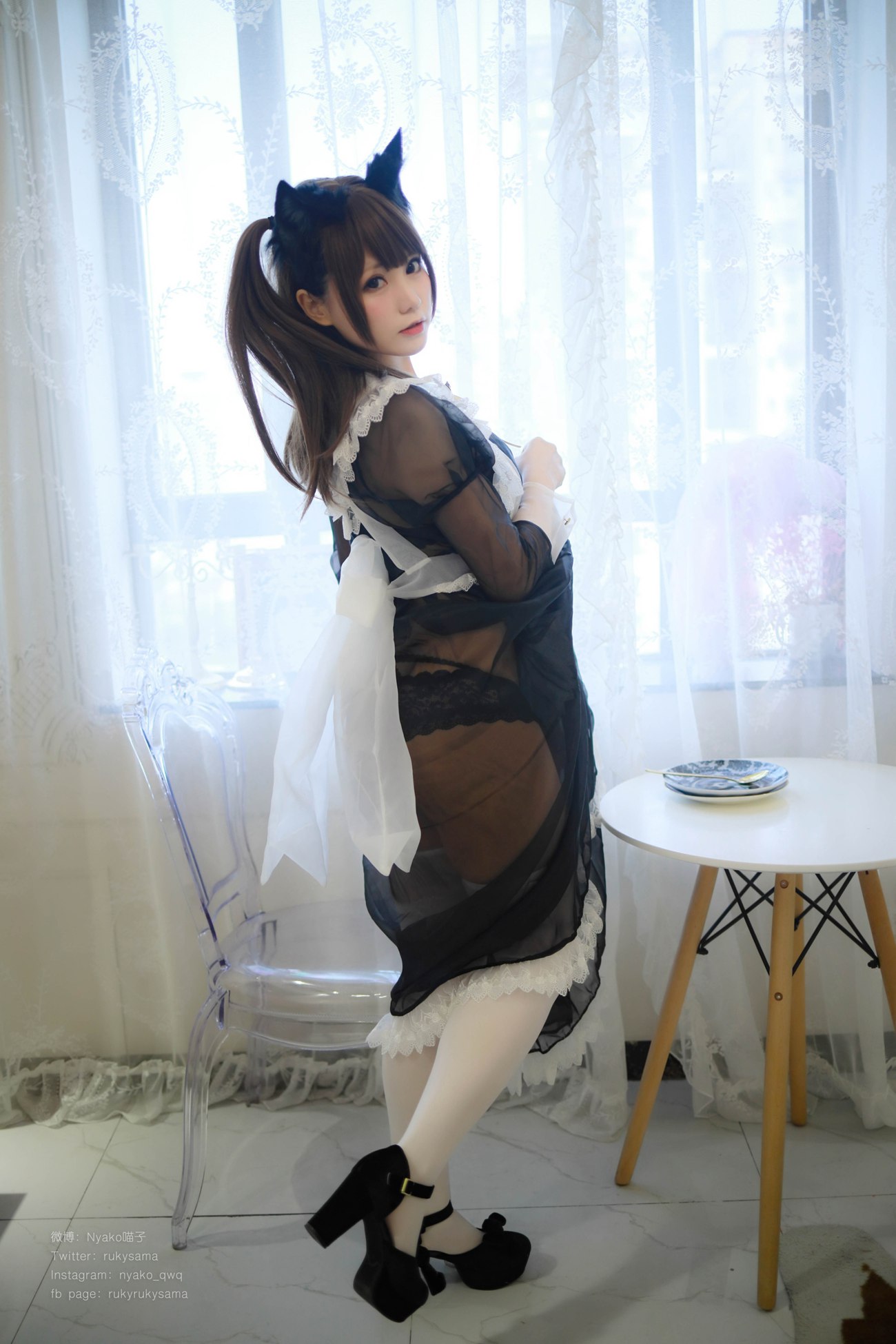 图片[27]-Nyako喵子 – 透明女仆[50P] – 速更版-美库