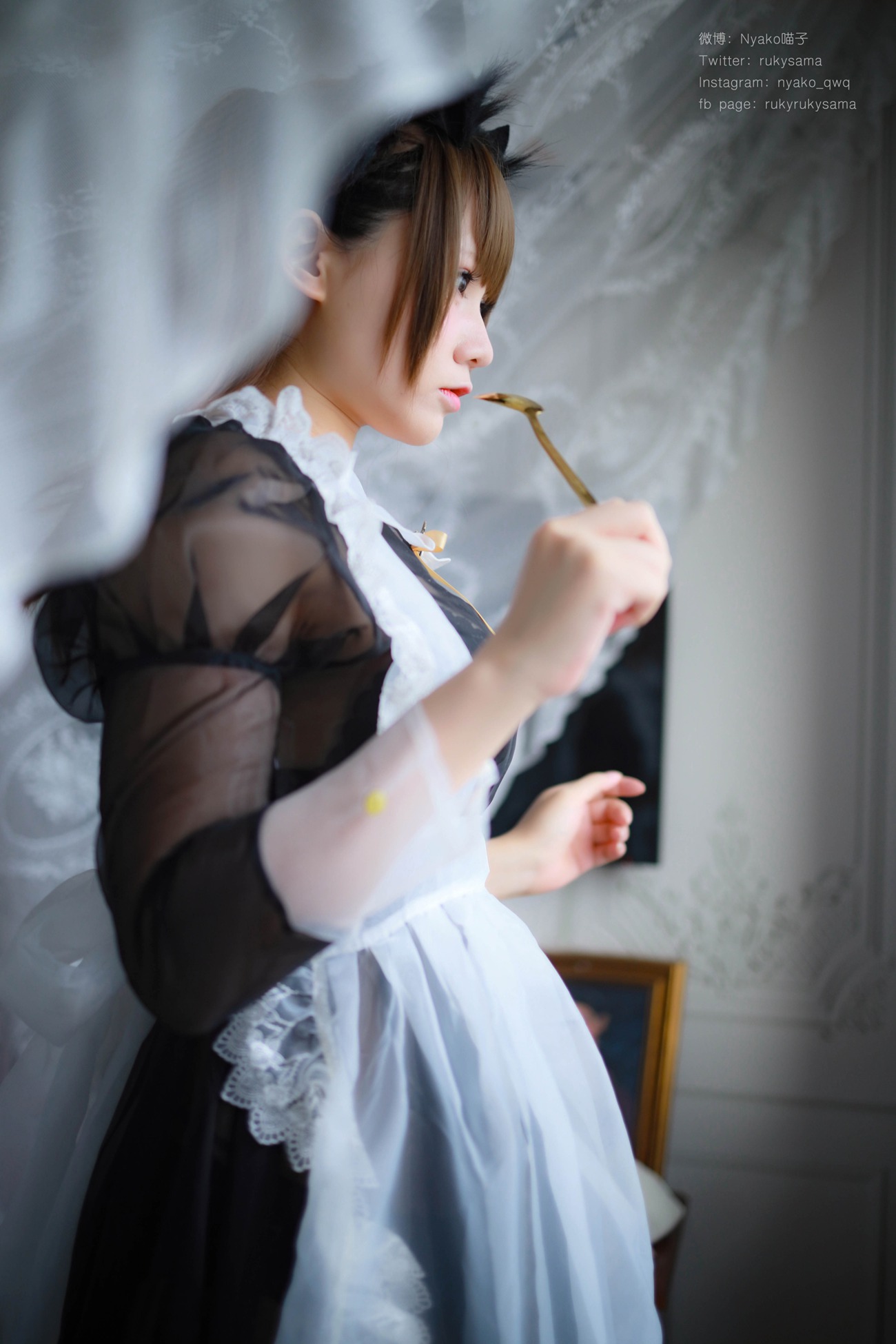 图片[45]-Nyako喵子 – 透明女仆[50P] – 速更版-美库