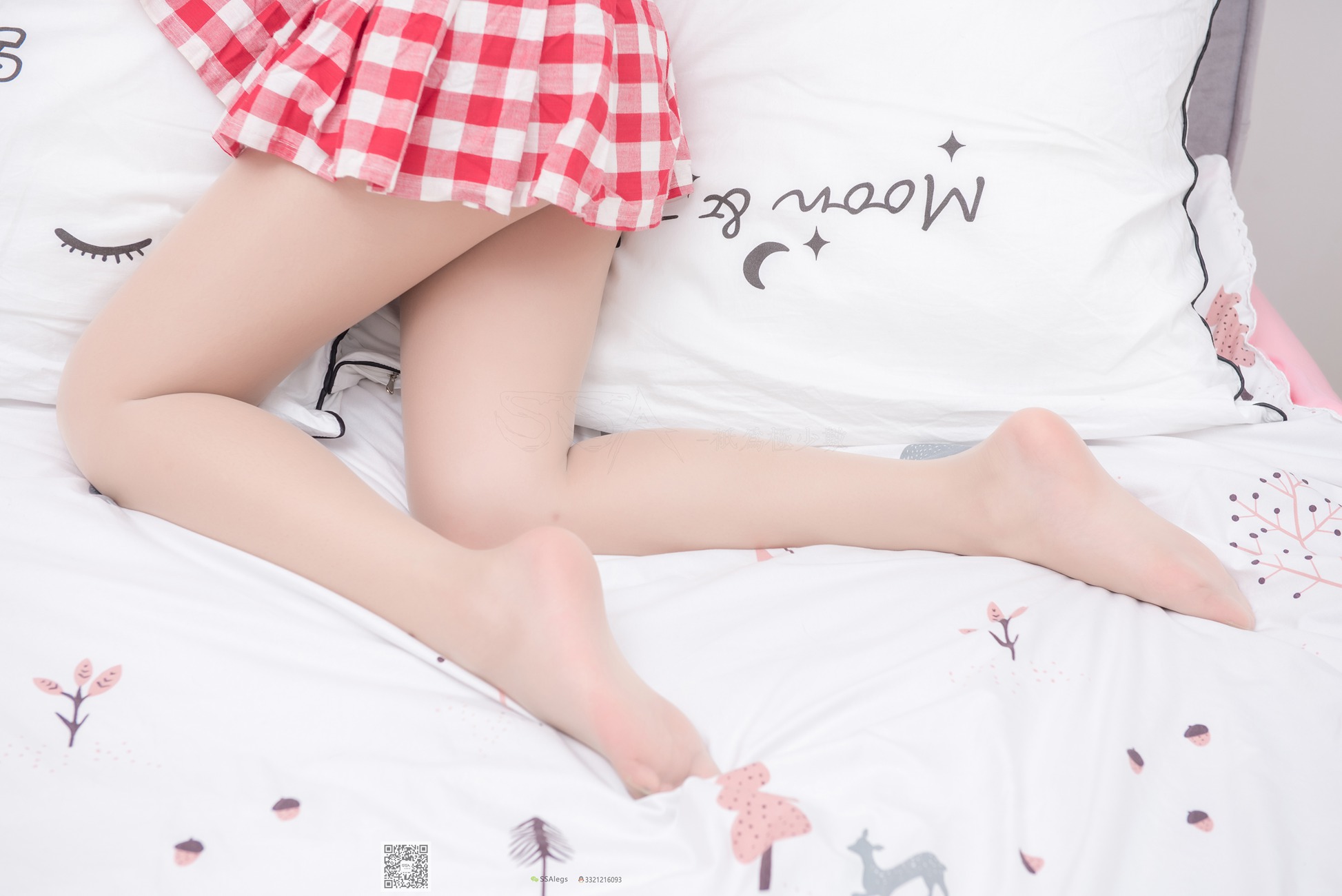 图片[89]-[SSA丝社]超清写真 NO.033 大大 红白格子齐臀超短裙肉丝[99P] – 速更版-美库