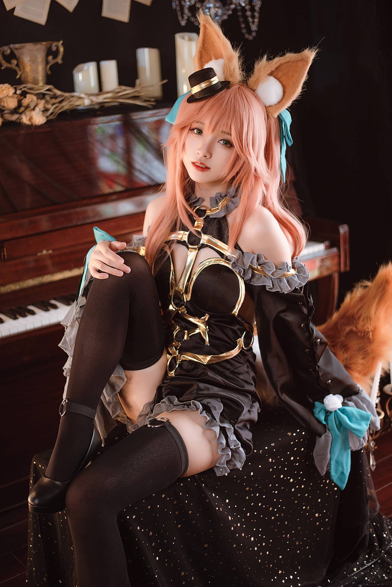 图片[10]-大大卷卷小卷 NO.015 – 玉藻前 漆黑の魔术服[12P] – 速更版-美库