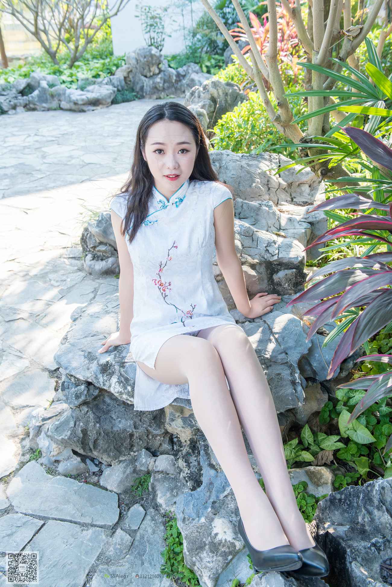 图片[72]-[SSA丝社]超清写真 NO.043 高姐云云 白色旗袍 肉丝古风摄影[99P] – 速更版-美库