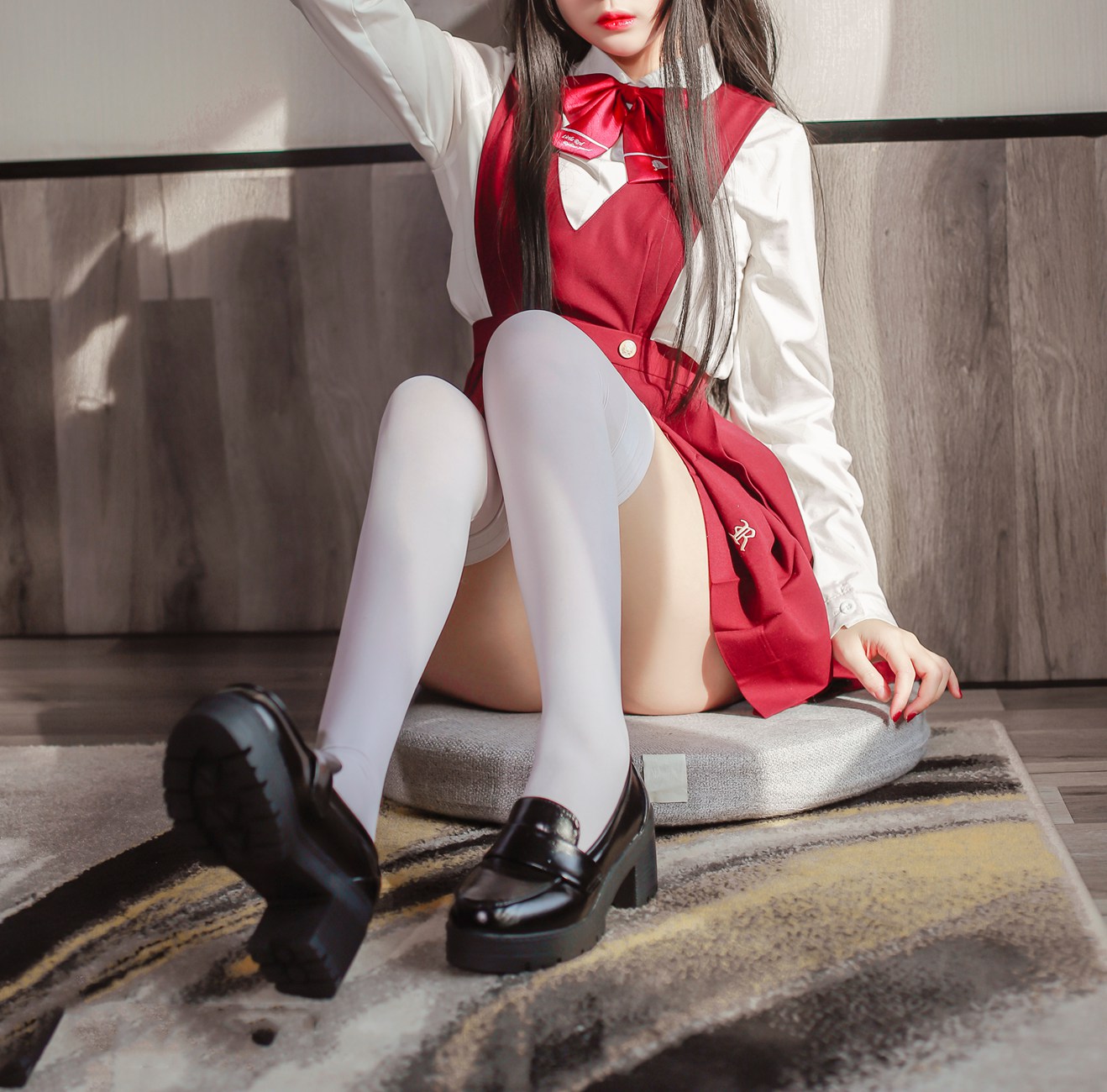 图片[14]-[喵糖映画]VOL.450 一袭红裙[28P] – 速更版-美库