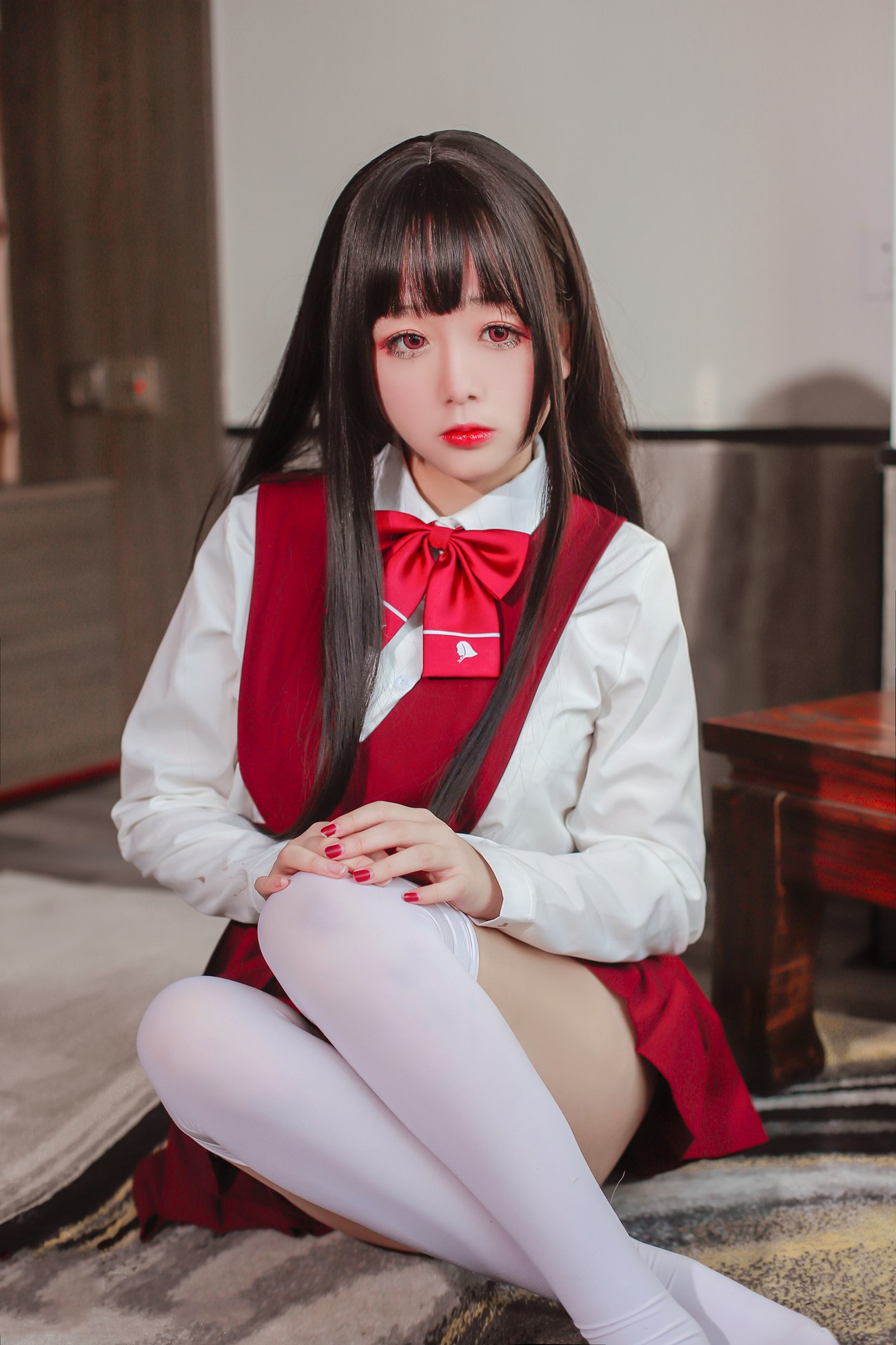 图片[19]-[喵糖映画]VOL.450 一袭红裙[28P] – 速更版-美库