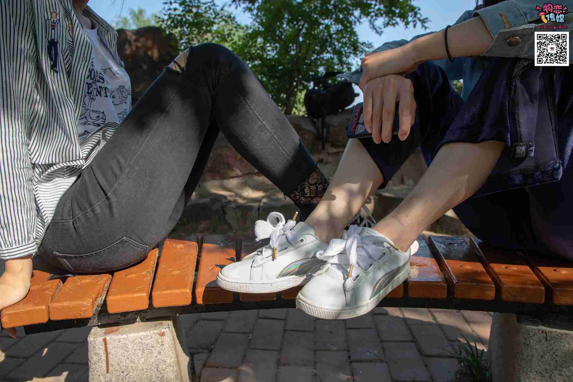 图片[15]-[物恋传媒] NO.010 纯的闺蜜情，纯纯的鞋子与棉袜 [209P] – 速更版-美库