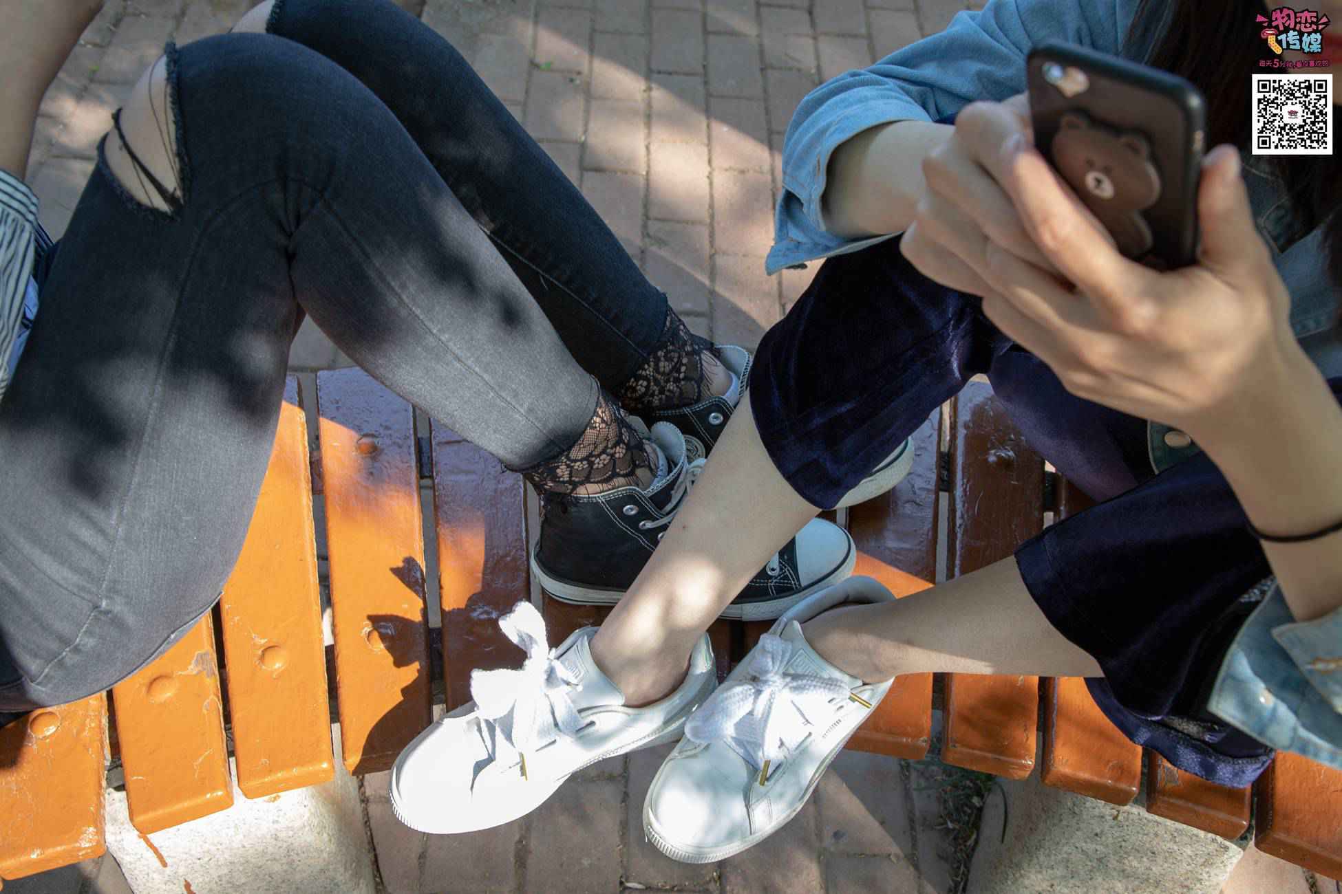 图片[16]-[物恋传媒] NO.010 纯的闺蜜情，纯纯的鞋子与棉袜 [209P] – 速更版-美库