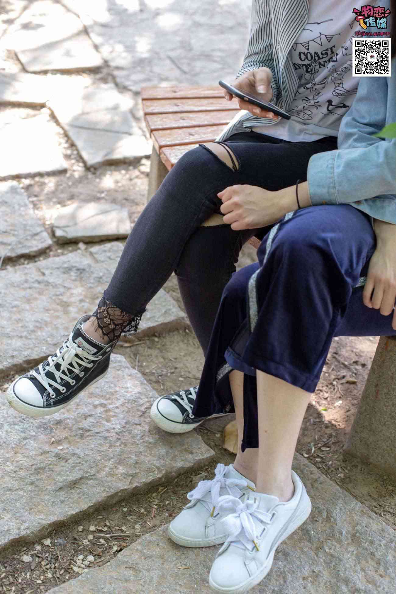 图片[56]-[物恋传媒] NO.010 纯的闺蜜情，纯纯的鞋子与棉袜 [209P] – 速更版-美库