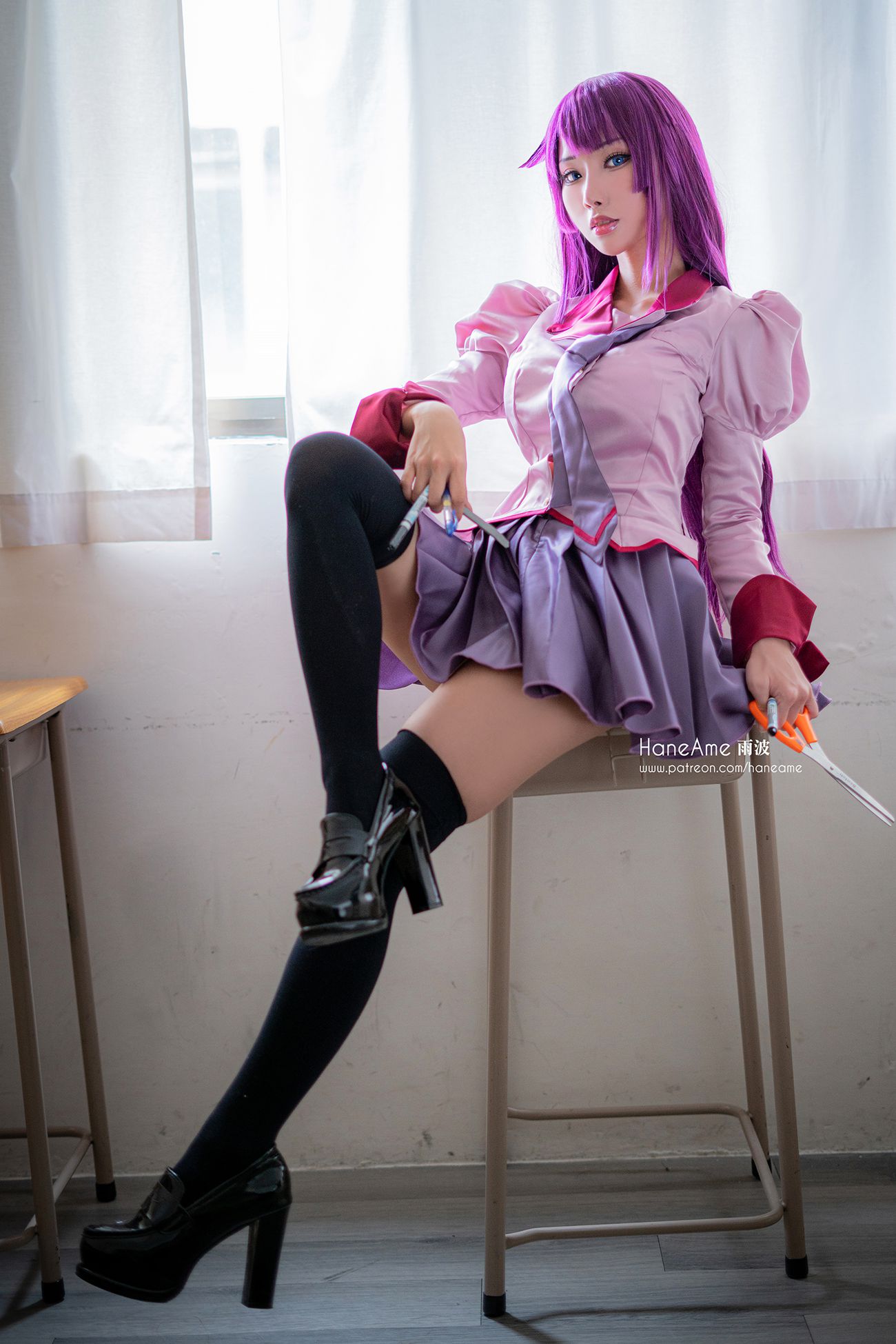 图片[12]-Hane Ame 雨波写真 – 化物语 战场原[16P] – 速更版-美库