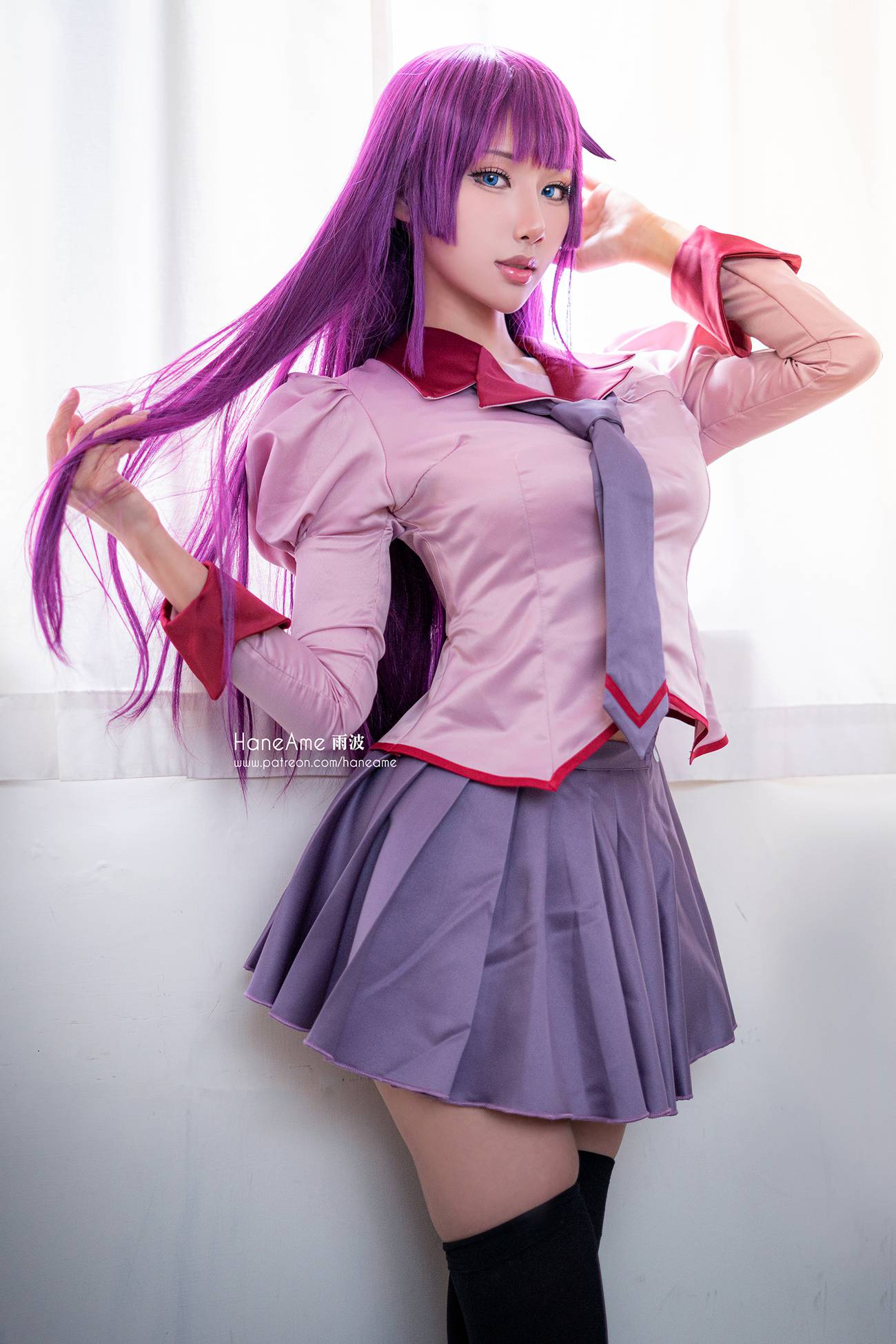 图片[19]-Hane Ame 雨波写真 – 化物语 战场原[16P] – 速更版-美库