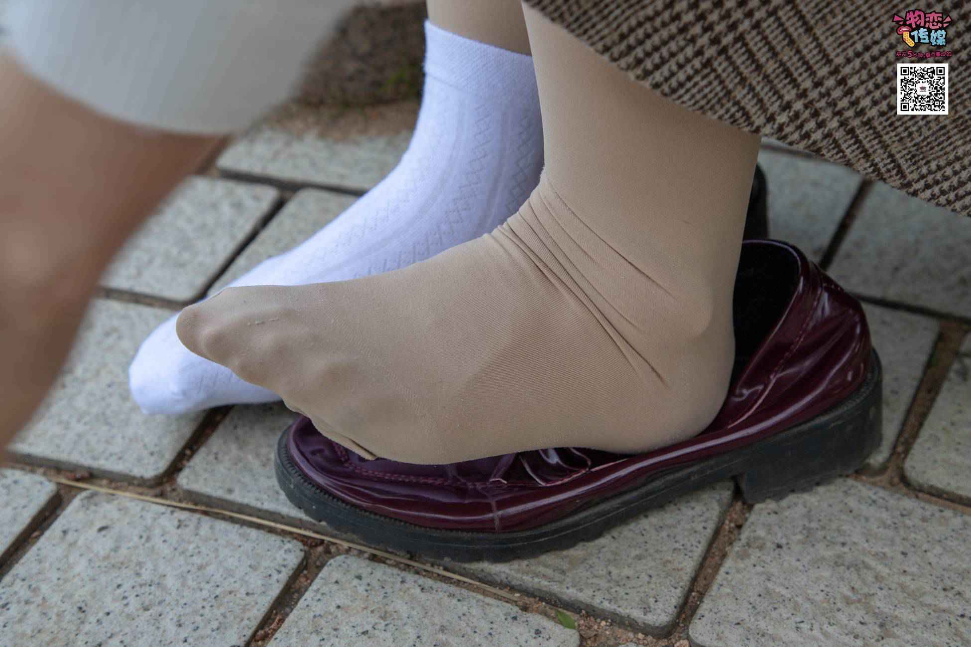 图片[12]-[物恋传媒] NO.015 书香气质女生，肉丝搭配白棉袜 [192P] – 速更版-美库