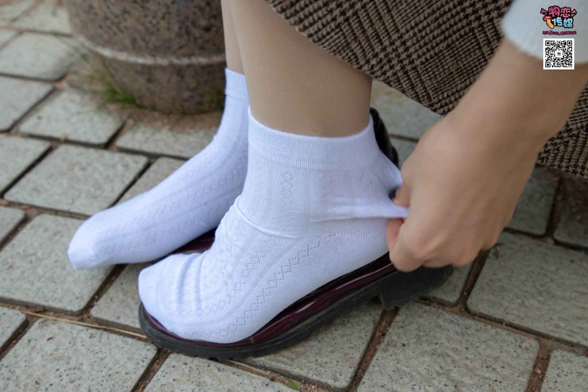图片[14]-[物恋传媒] NO.015 书香气质女生，肉丝搭配白棉袜 [192P] – 速更版-美库