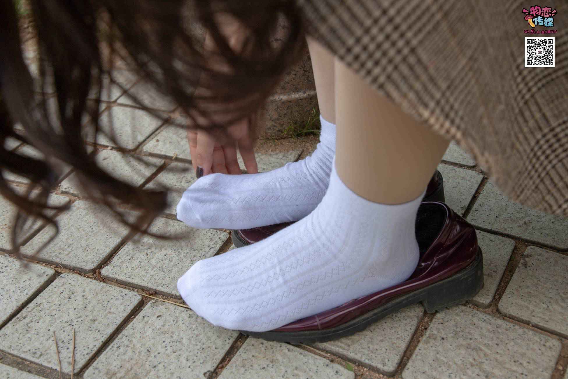 图片[16]-[物恋传媒] NO.015 书香气质女生，肉丝搭配白棉袜 [192P] – 速更版-美库