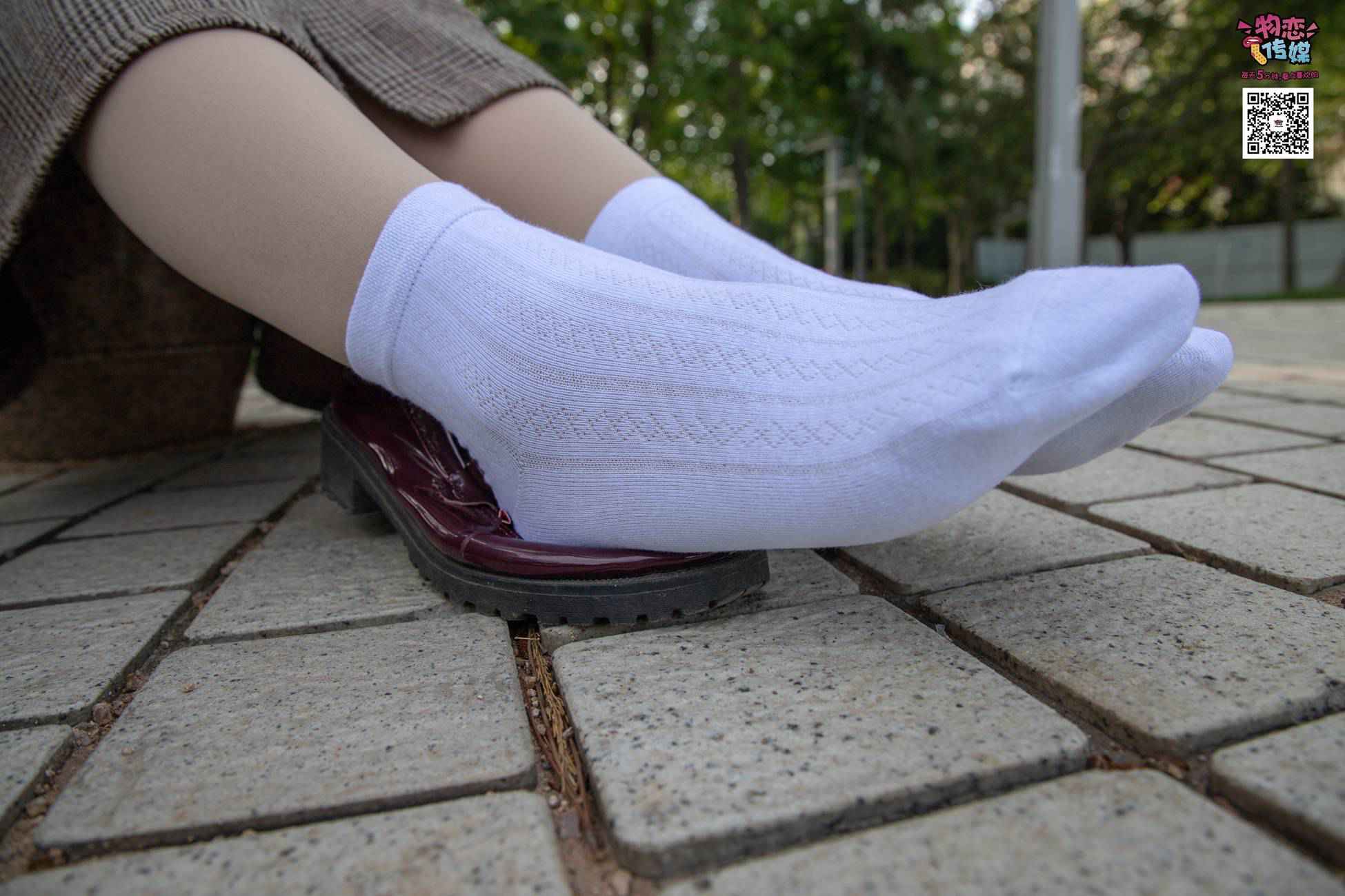 图片[58]-[物恋传媒] NO.015 书香气质女生，肉丝搭配白棉袜 [192P] – 速更版-美库