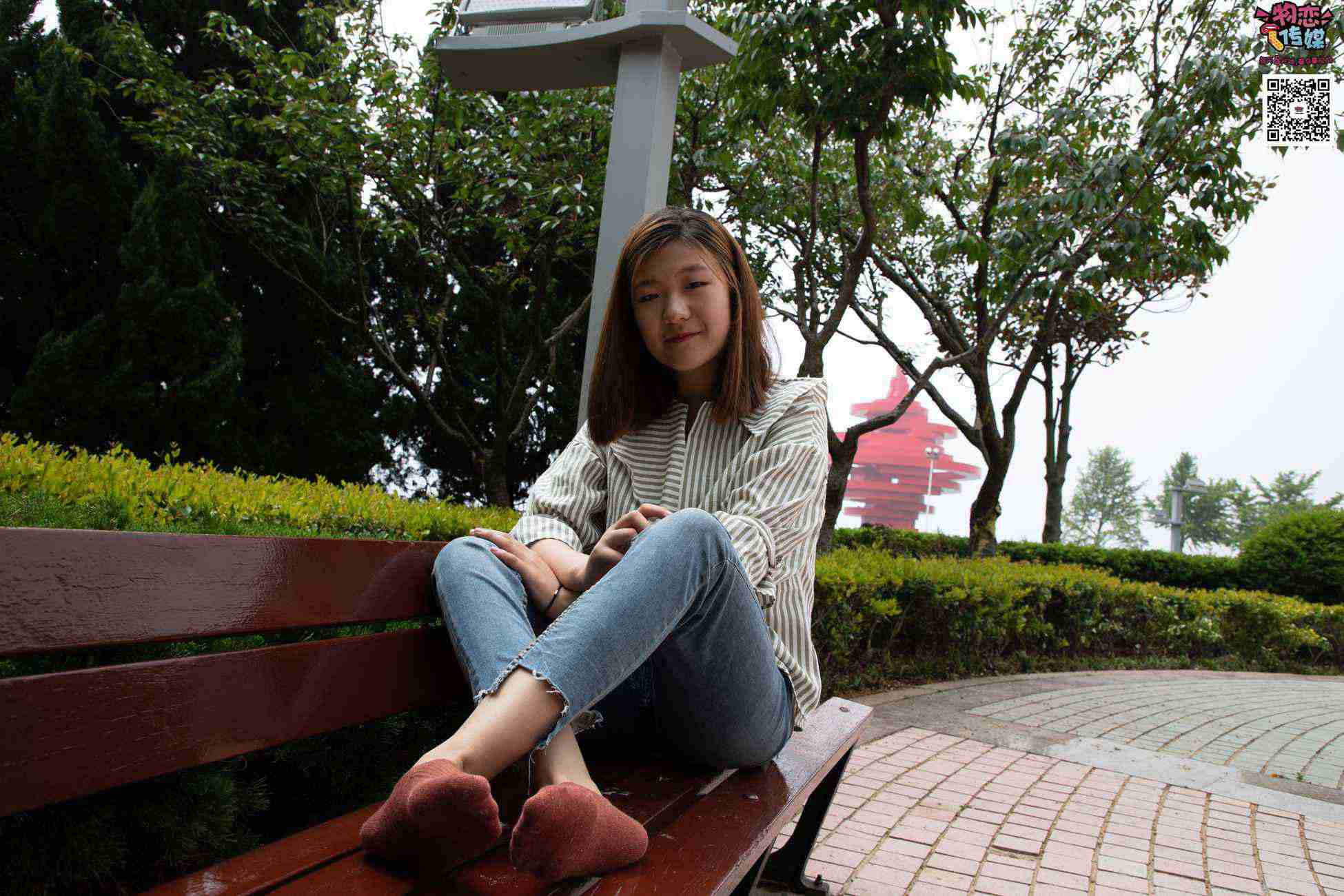 图片[98]-物恋传媒 No.014 高冷风格的大一小姐姐哦,小白鞋搭配粉色船袜 [237P] – 速更版-美库