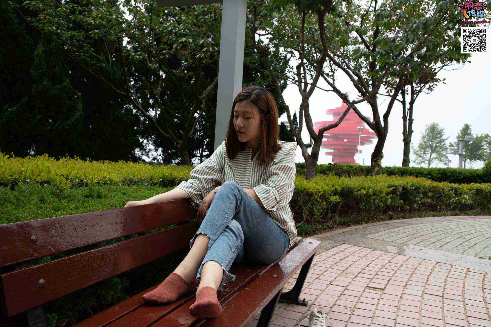 图片[107]-物恋传媒 No.014 高冷风格的大一小姐姐哦,小白鞋搭配粉色船袜 [237P] – 速更版-美库