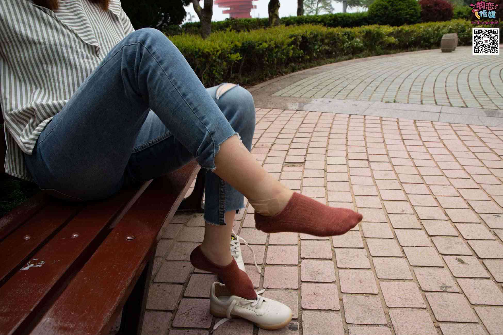 图片[119]-物恋传媒 No.014 高冷风格的大一小姐姐哦,小白鞋搭配粉色船袜 [237P] – 速更版-美库