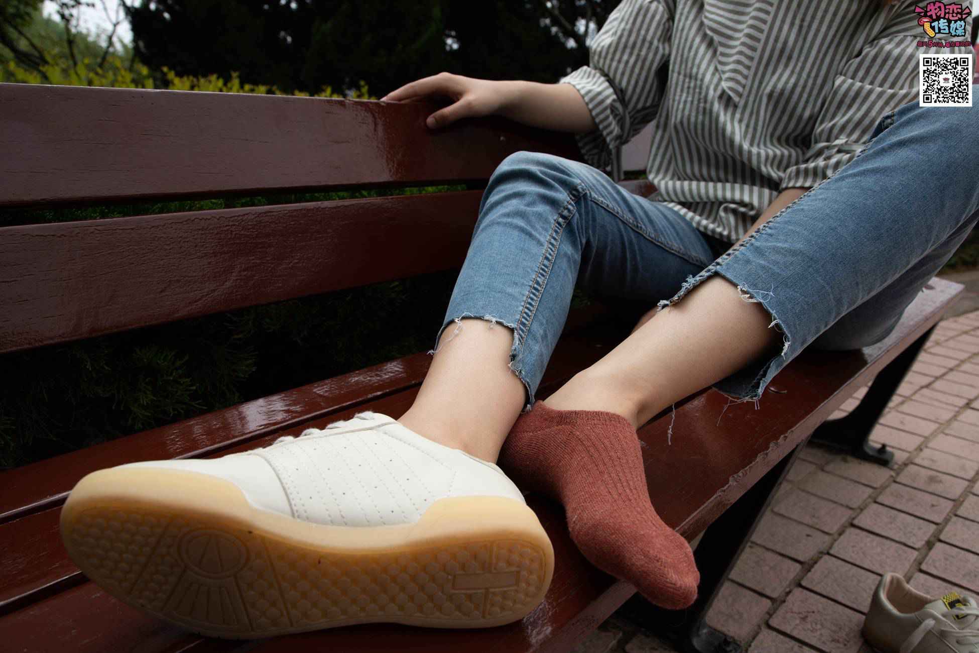 图片[124]-物恋传媒 No.014 高冷风格的大一小姐姐哦,小白鞋搭配粉色船袜 [237P] – 速更版-美库