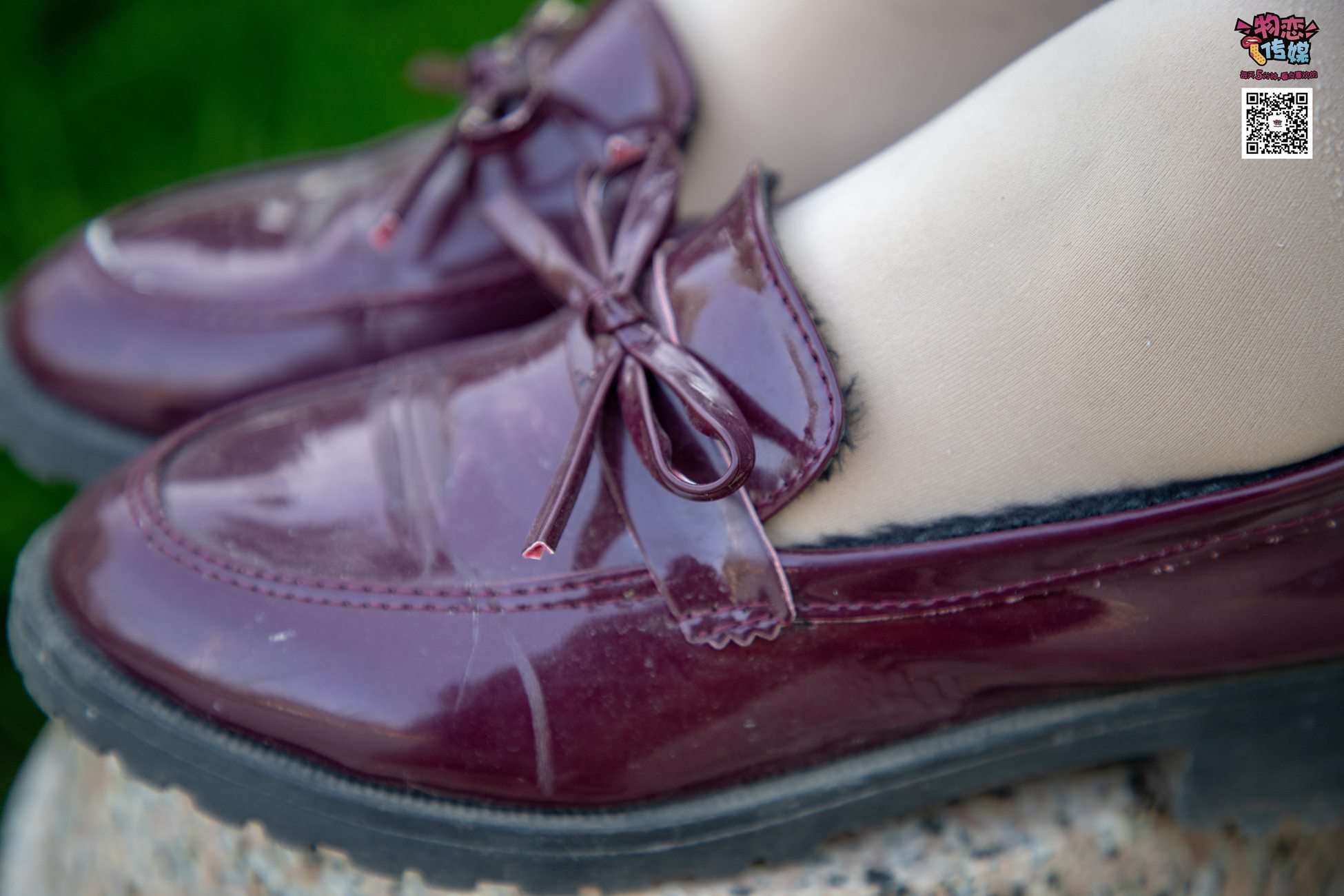 图片[129]-[物恋传媒] NO.015 书香气质女生，肉丝搭配白棉袜 [192P] – 速更版-美库