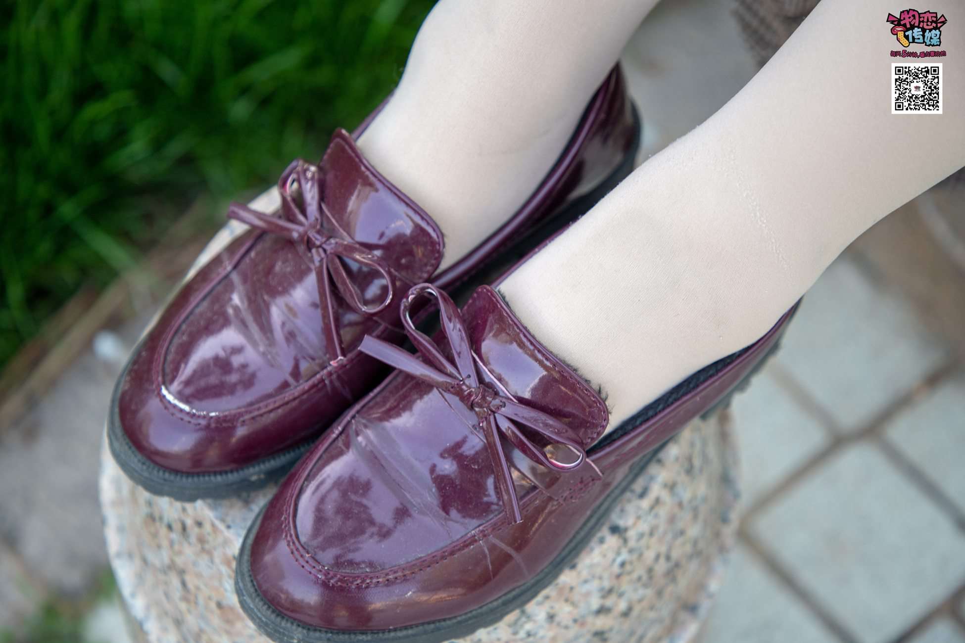 图片[134]-[物恋传媒] NO.015 书香气质女生，肉丝搭配白棉袜 [192P] – 速更版-美库