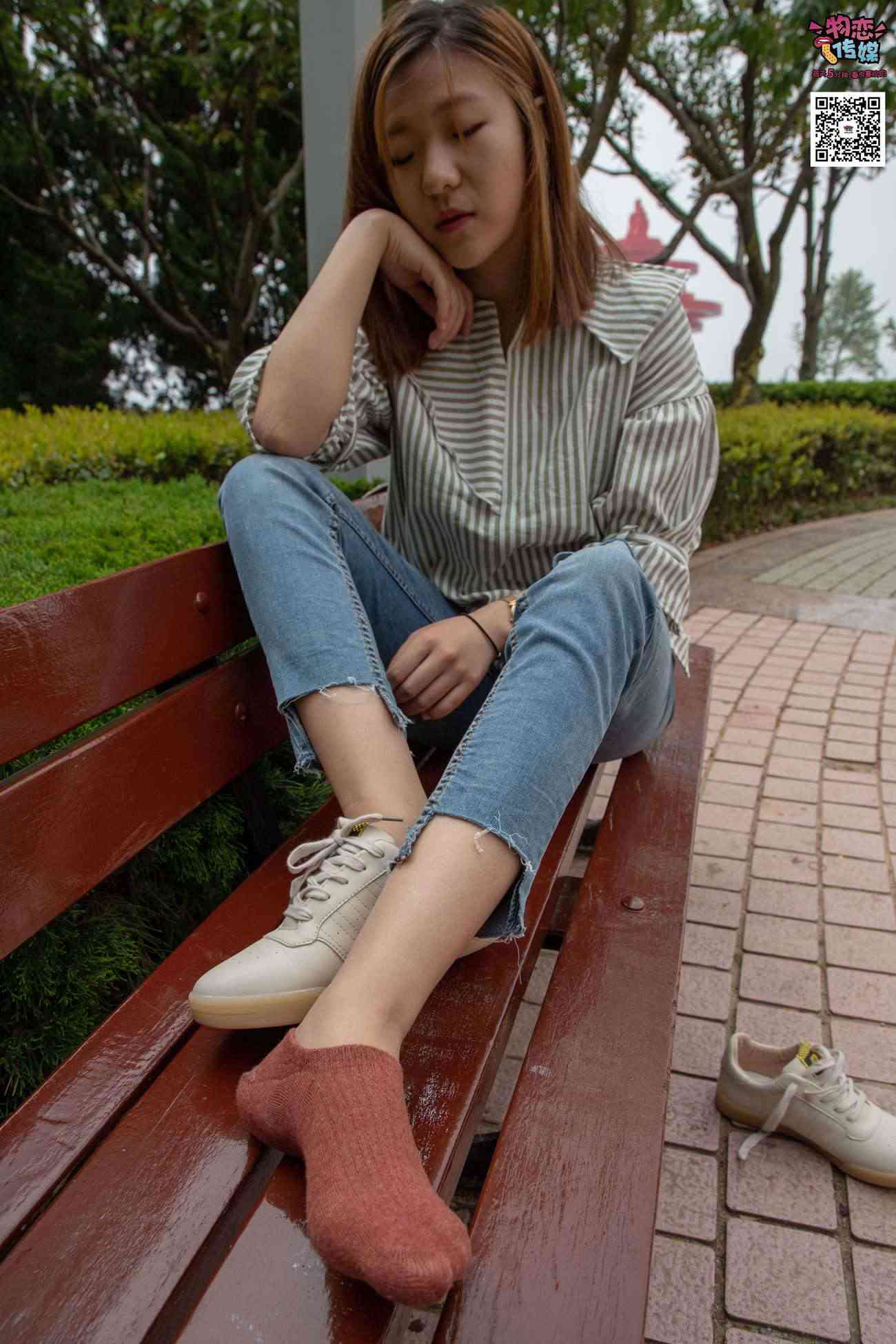 图片[160]-物恋传媒 No.014 高冷风格的大一小姐姐哦,小白鞋搭配粉色船袜 [237P] – 速更版-美库