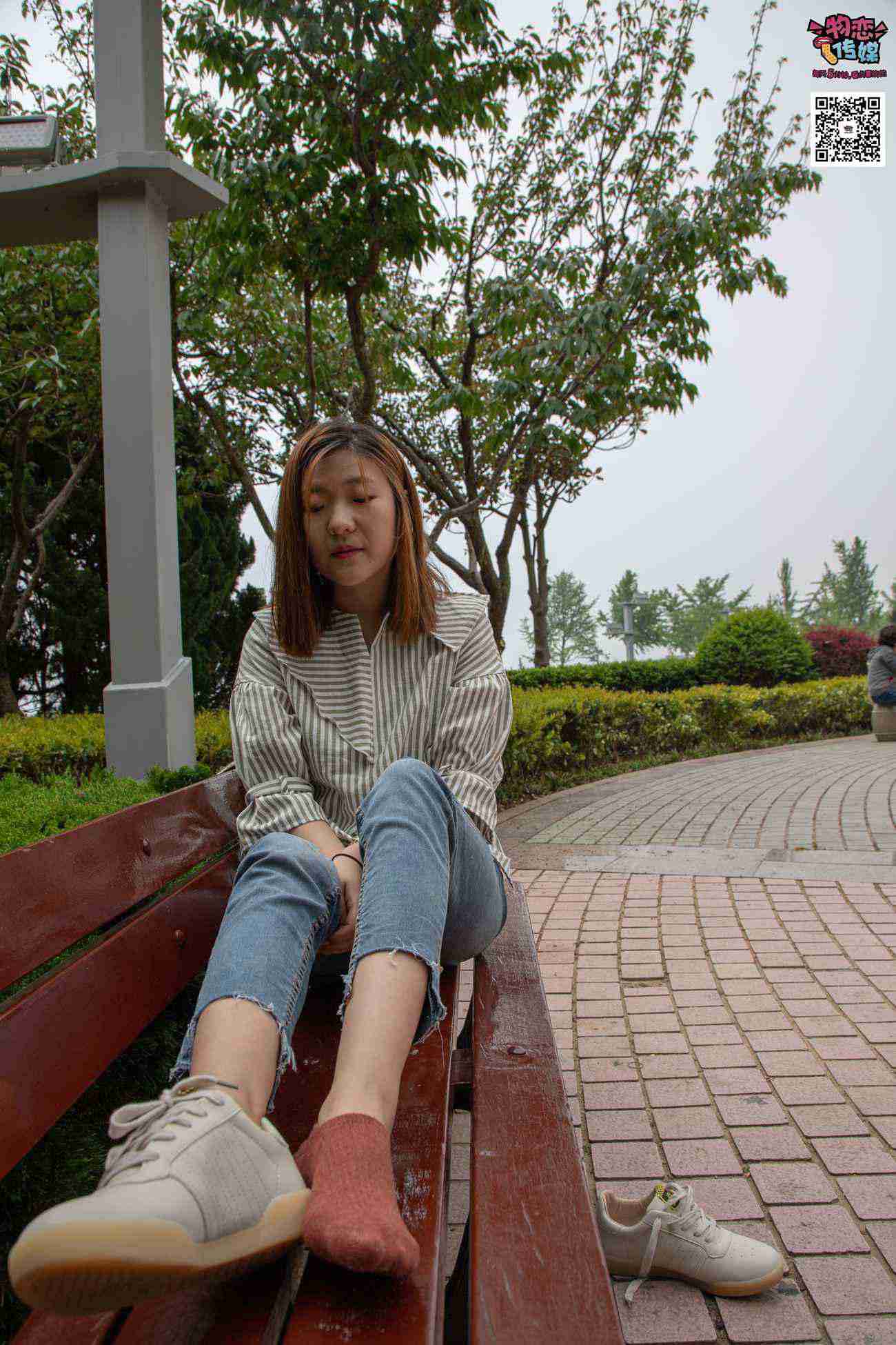 图片[164]-物恋传媒 No.014 高冷风格的大一小姐姐哦,小白鞋搭配粉色船袜 [237P] – 速更版-美库