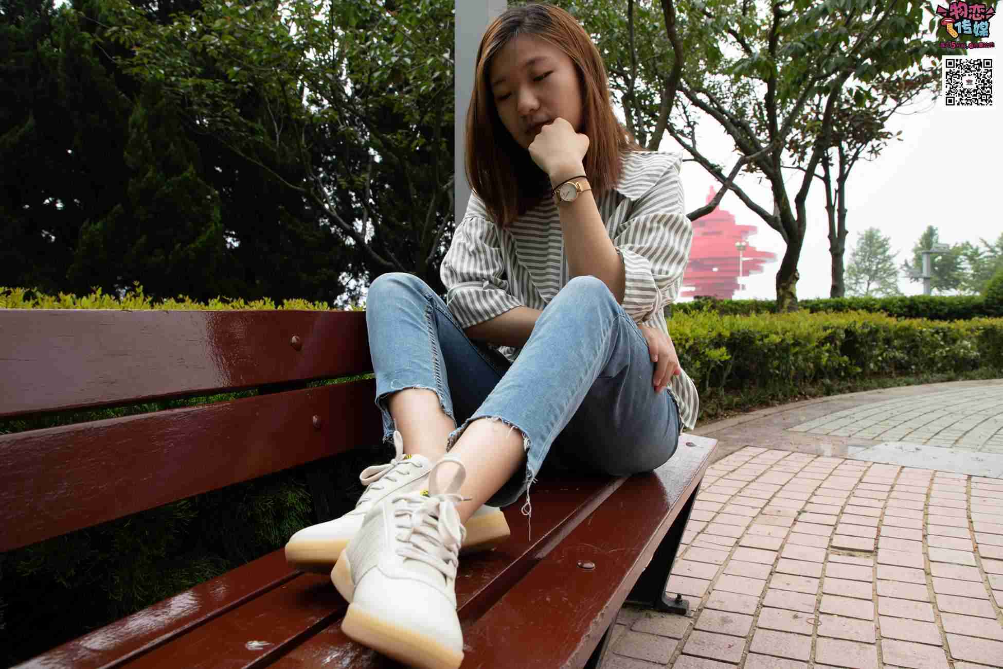 图片[196]-物恋传媒 No.014 高冷风格的大一小姐姐哦,小白鞋搭配粉色船袜 [237P] – 速更版-美库