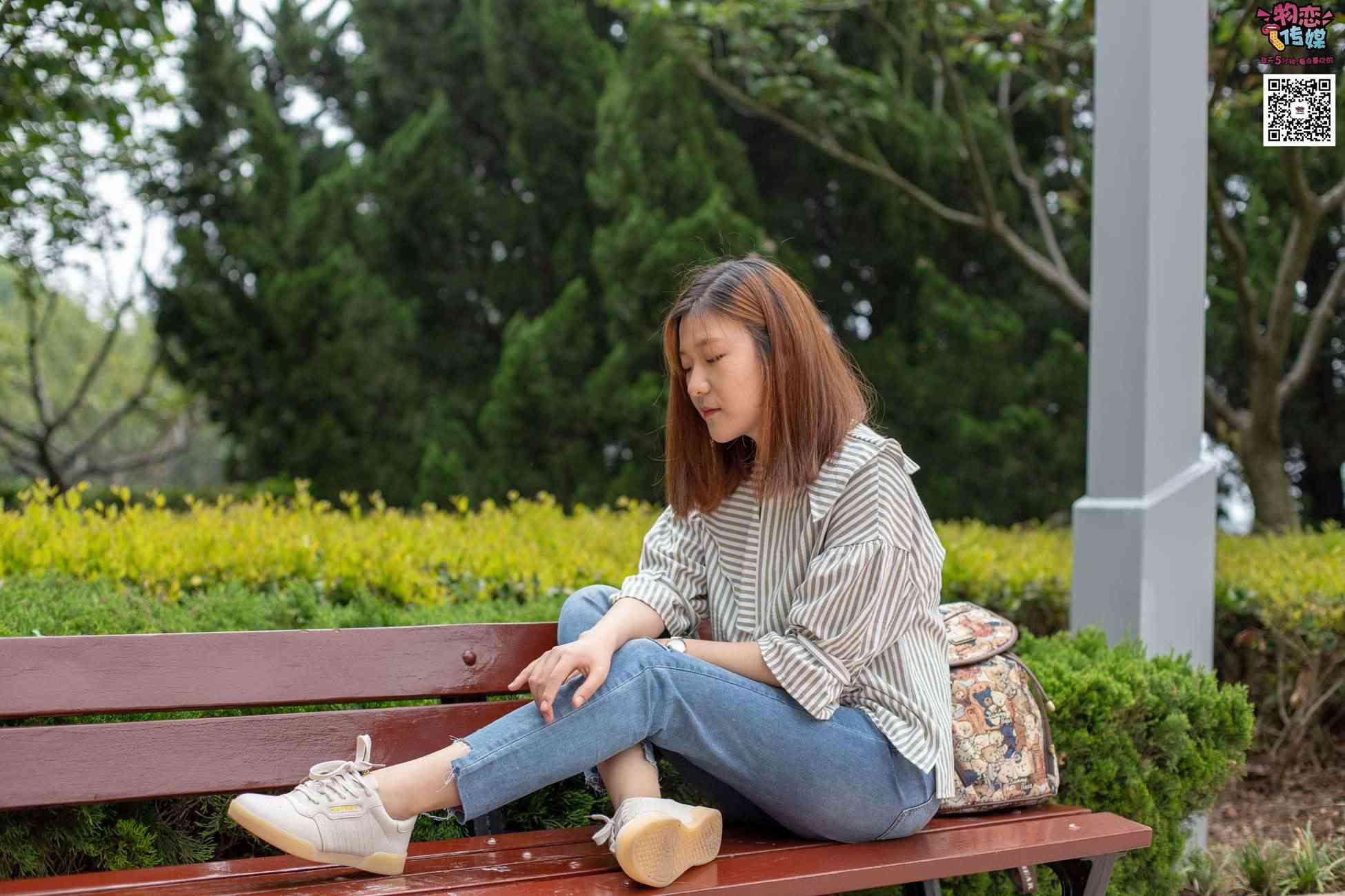 图片[204]-物恋传媒 No.014 高冷风格的大一小姐姐哦,小白鞋搭配粉色船袜 [237P] – 速更版-美库