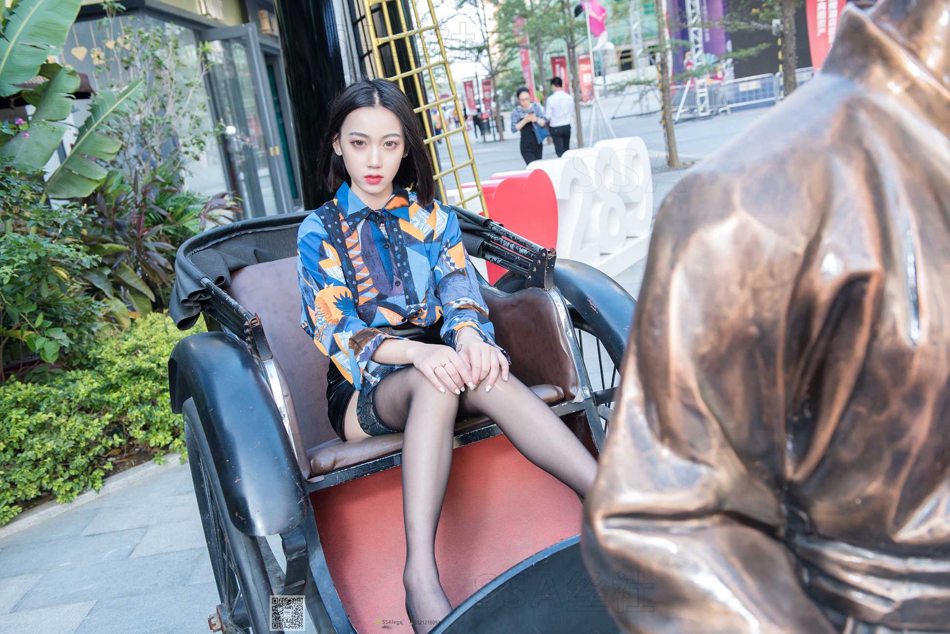 图片[23]-[SSA丝社]超清写真 NO.051 大大 街边盛开的孔雀翎[107P] – 速更版-美库